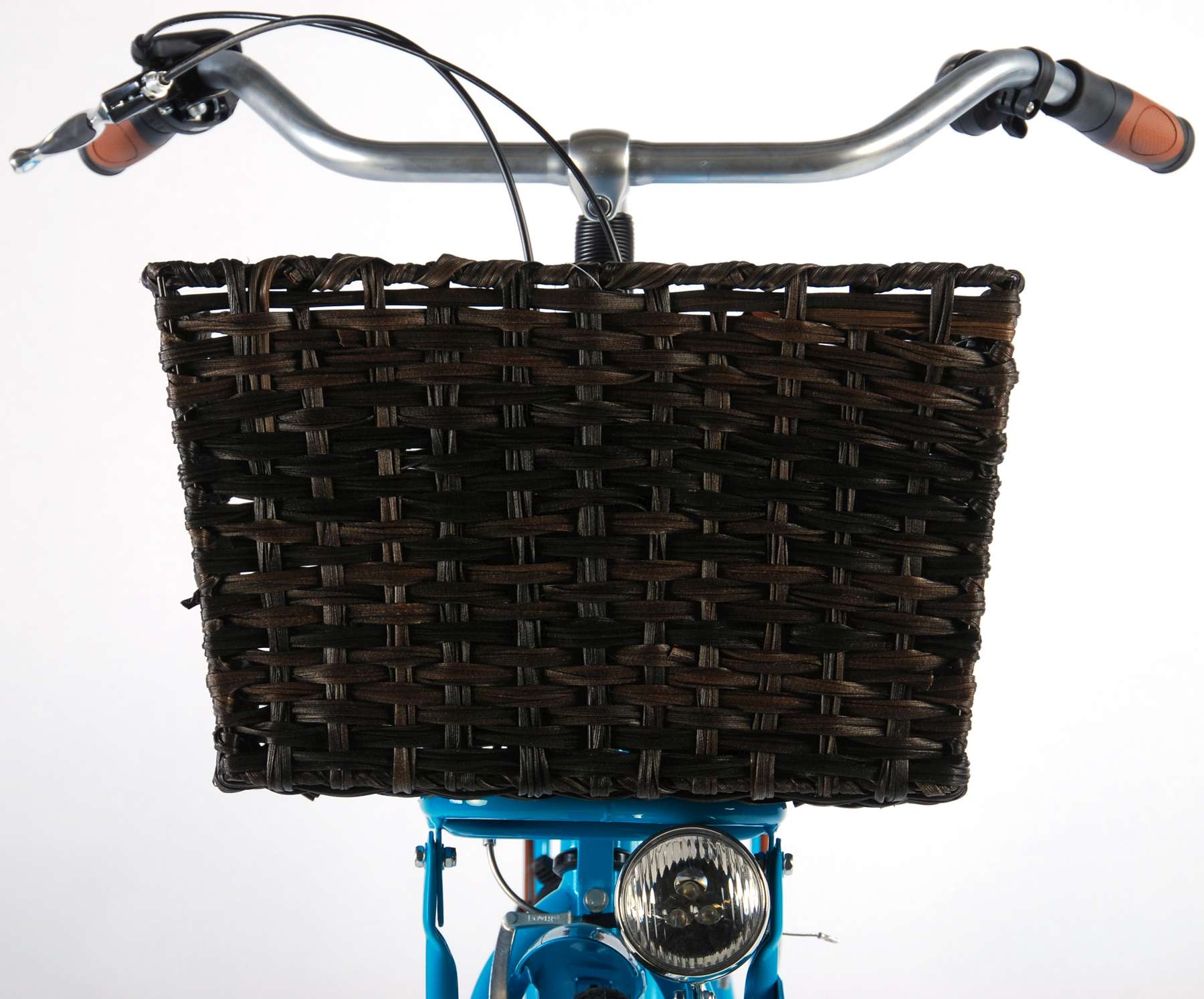 Volare Gevlochten Rieten Fietsmand – Groot