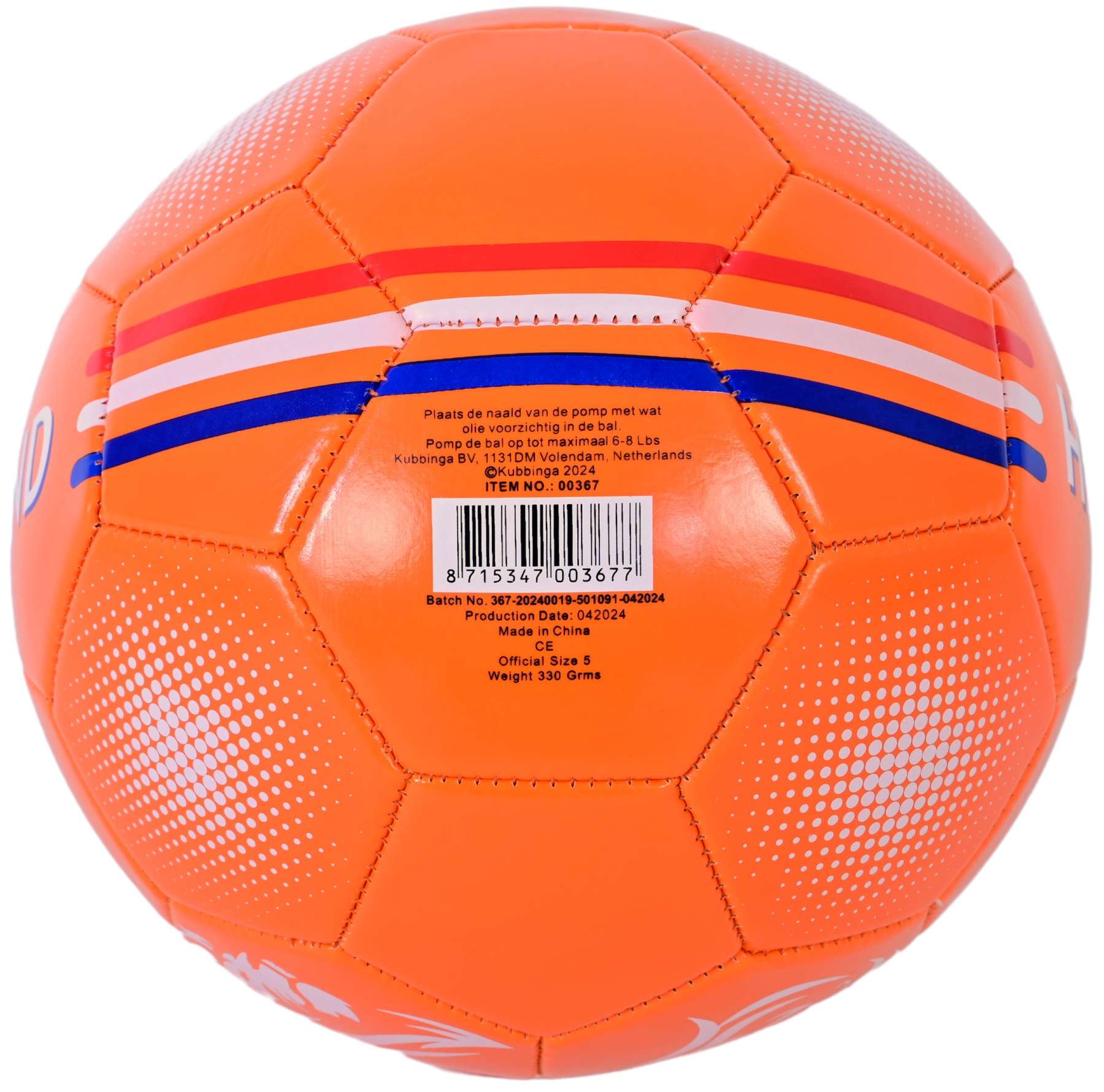 Kunstlederen Holland Voetbal – Oranje