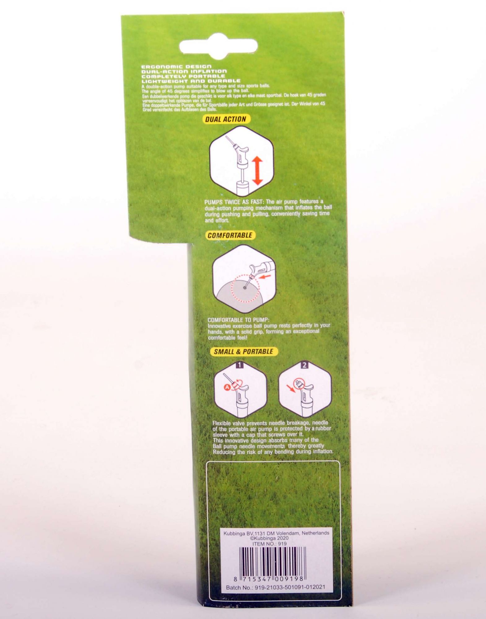 E&L Sports – Ballenpomp – Zwart