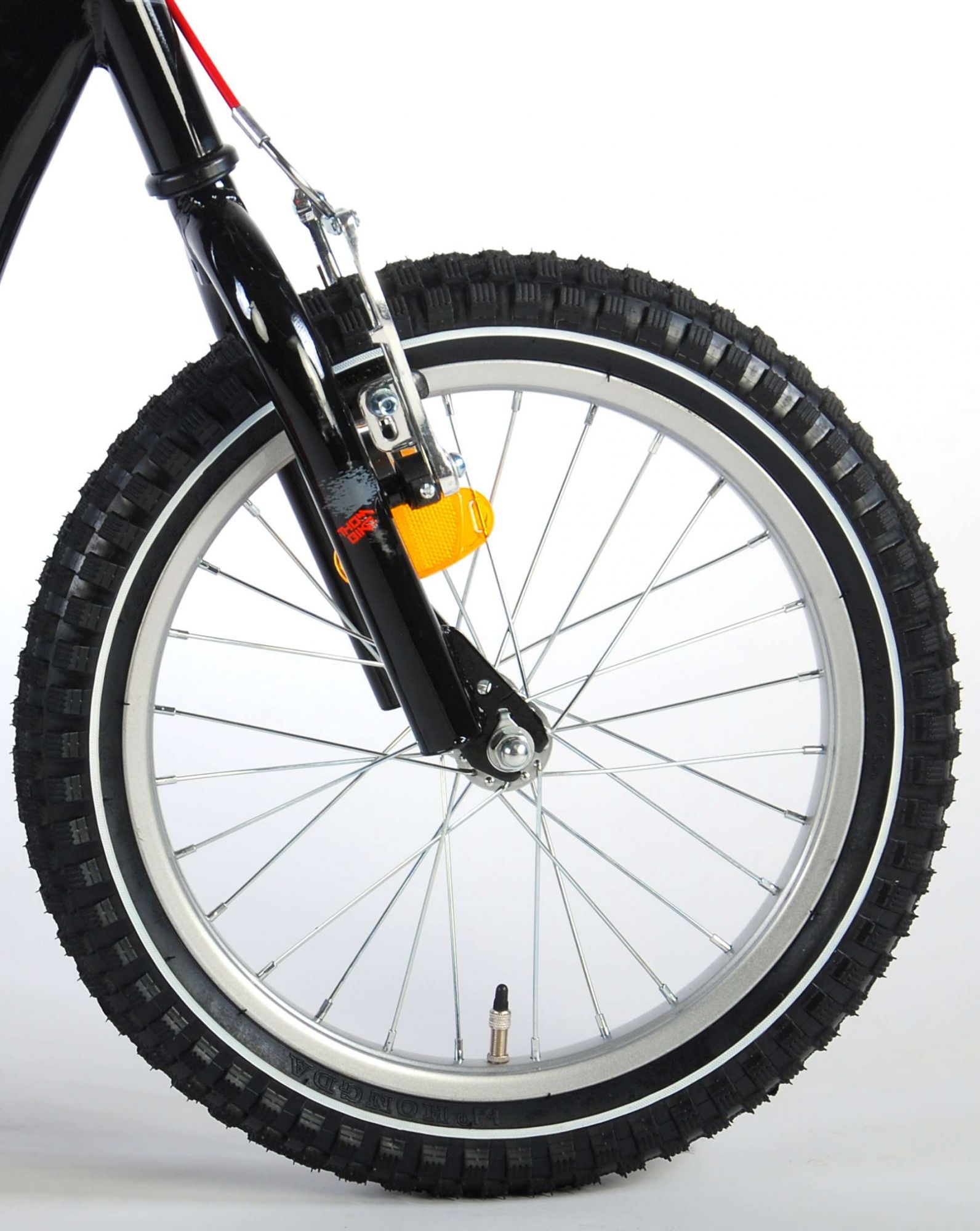 Volare Step – Jongens en Meisjes – 16 inch – Zwart/Rood