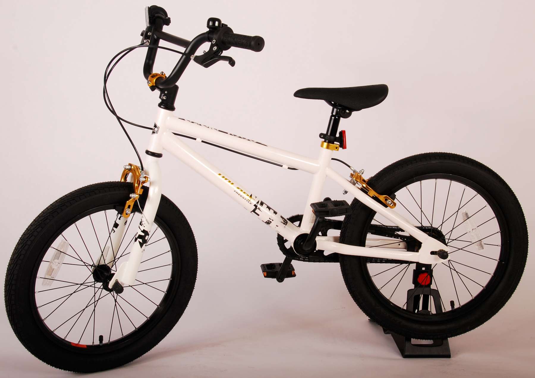 Volare Cool Rider Kinderfiets – Jongens – 18 inch – Wit – 95% afgemonteerd – Prime Collection