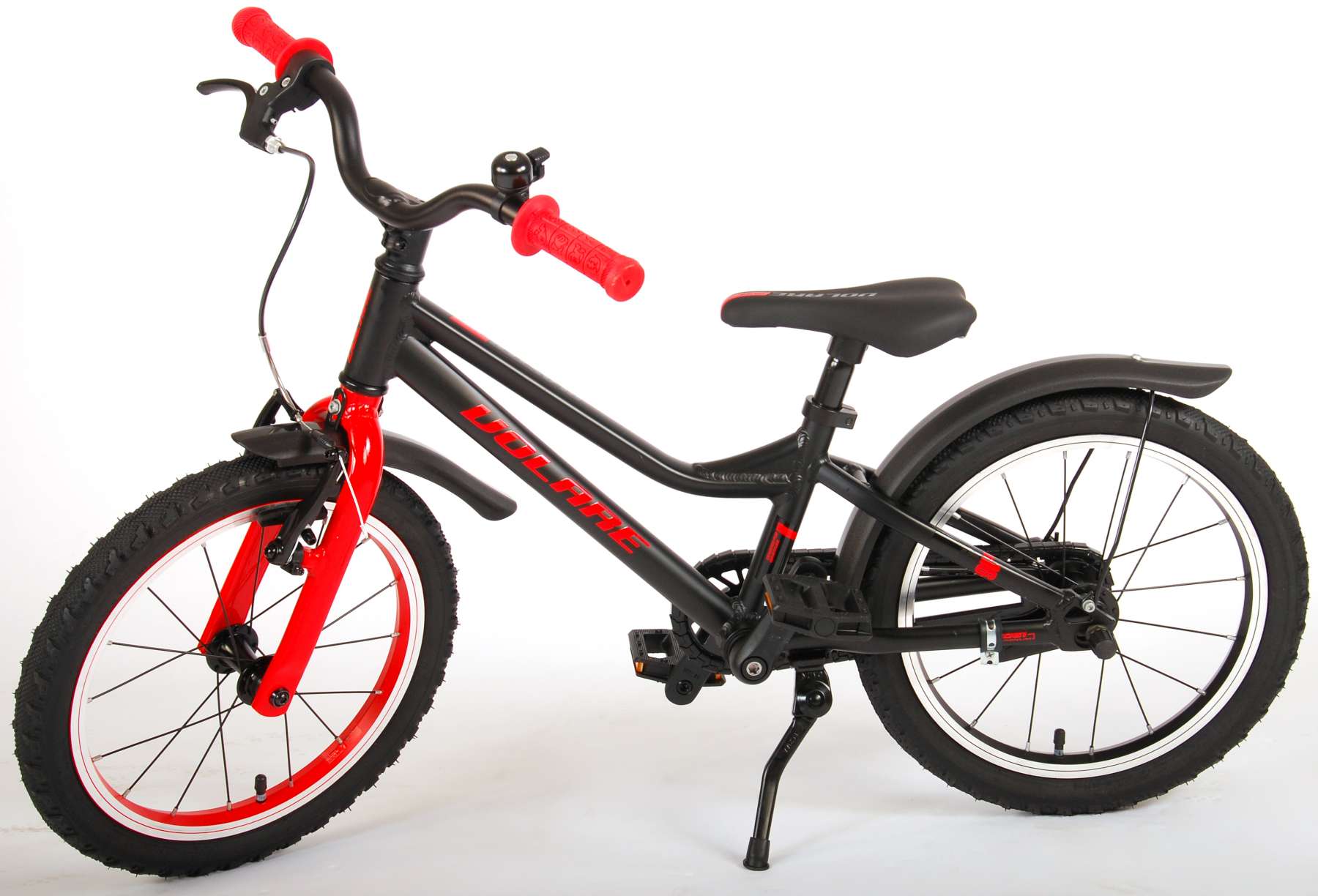 Volare Blaster Kinderfiets – Jongens – 16 inch  – Zwart/Rood – Prime Collection