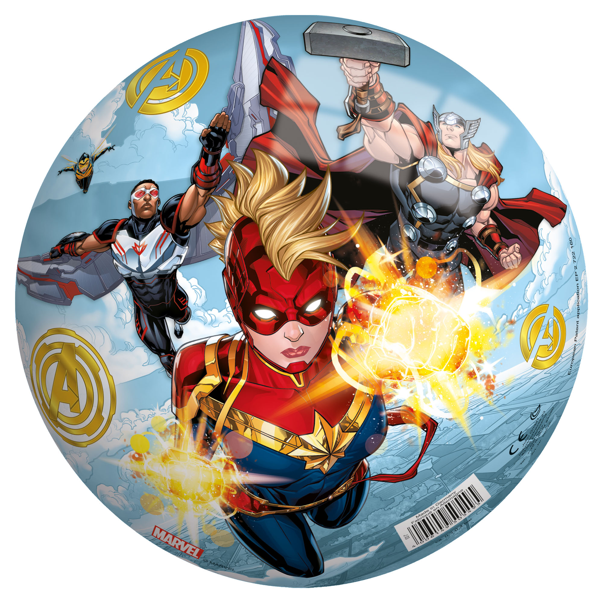 Avengers Lichtgewicht Bal – 22 cm