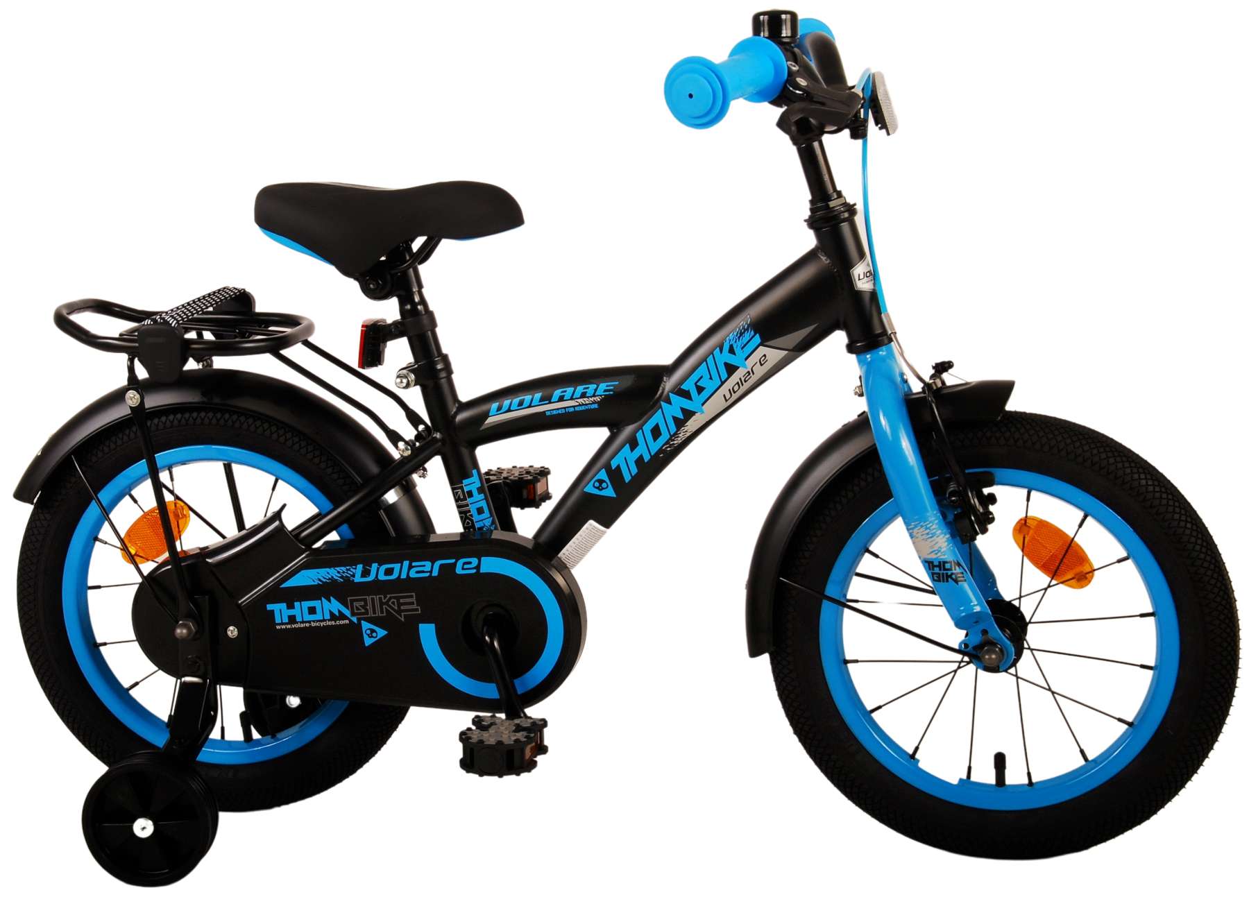 Volare Thombike Kinderfiets – Jongens – 14 inch – Zwart Blauw