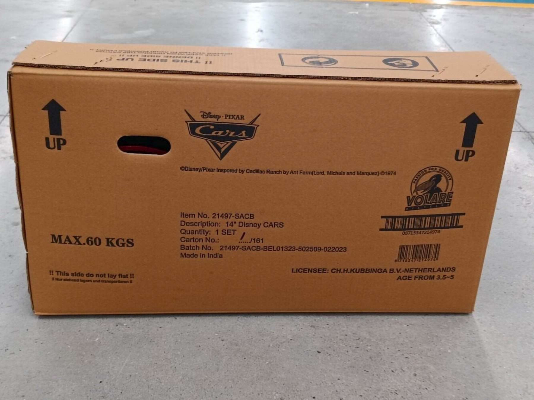 Disney Cars Kinderfiets – Jongens – 14 inch – Rood