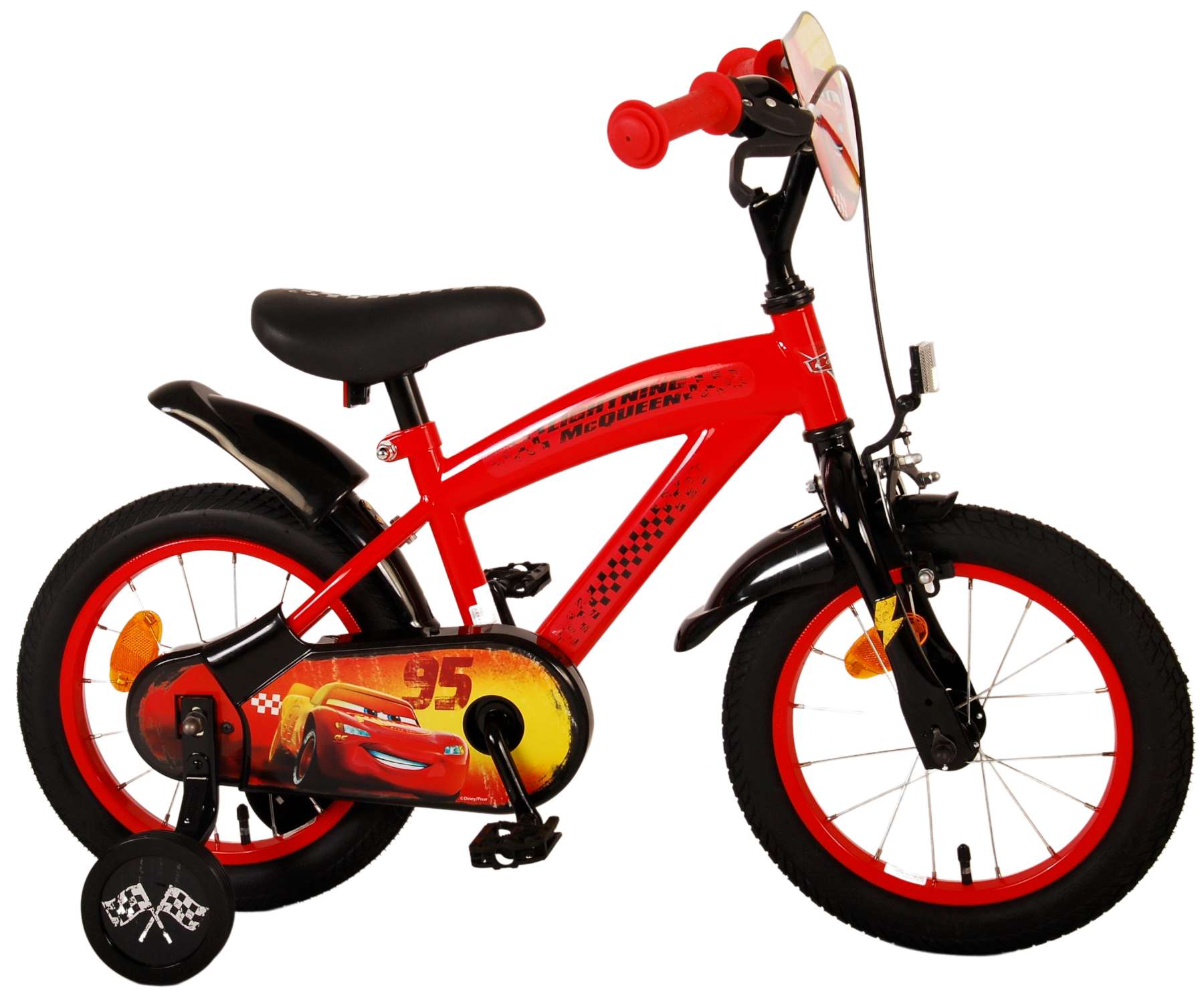 Disney Cars Kinderfiets – Jongens – 14 inch – Rood