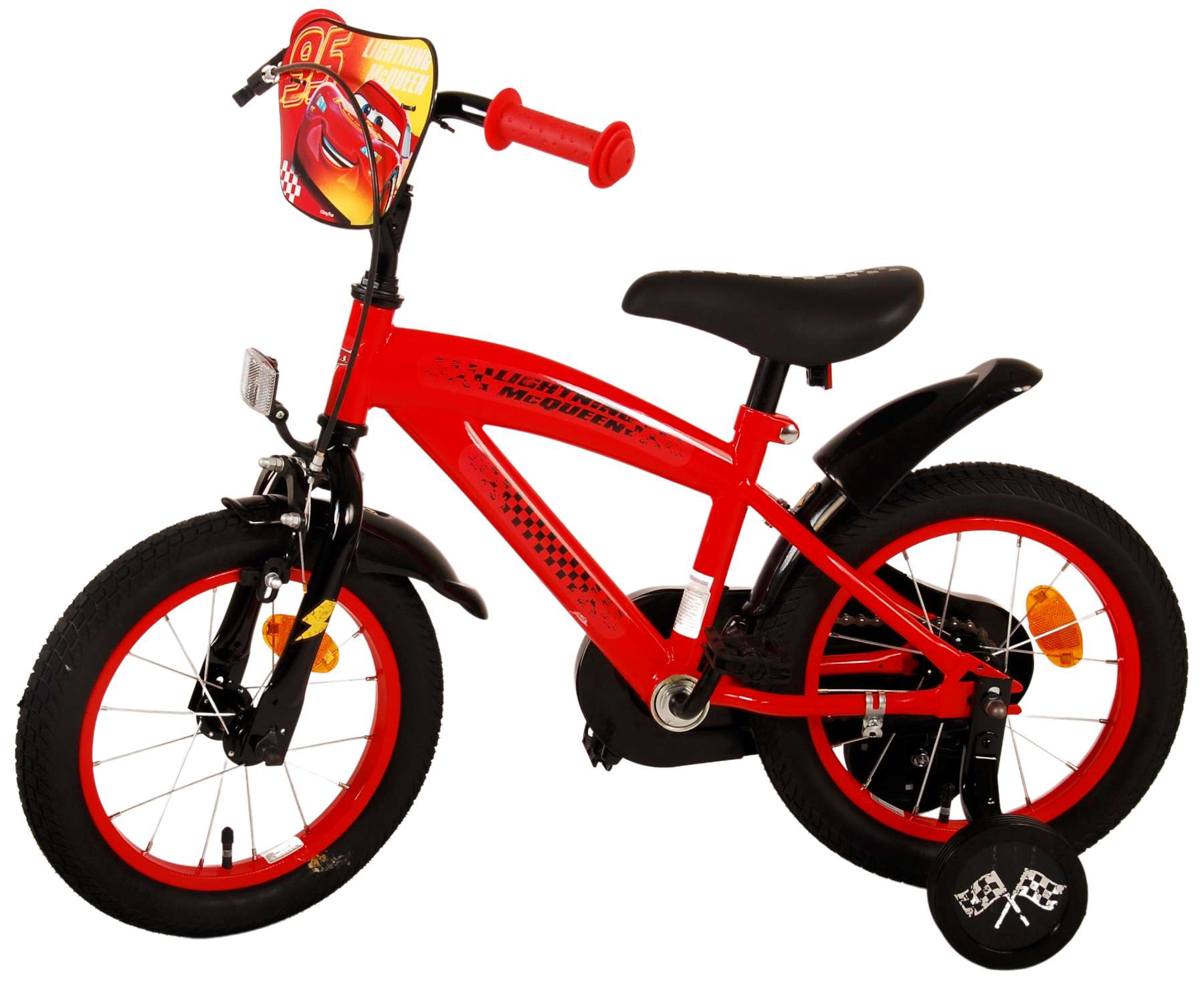 Disney Cars Kinderfiets – Jongens – 14 inch – Rood