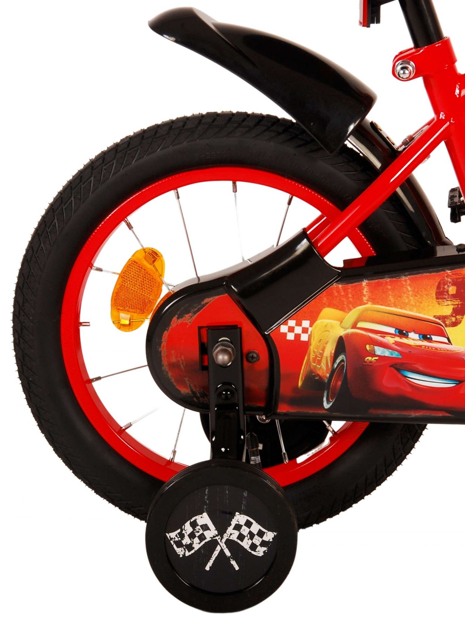 Disney Cars Kinderfiets – Jongens – 14 inch – Rood