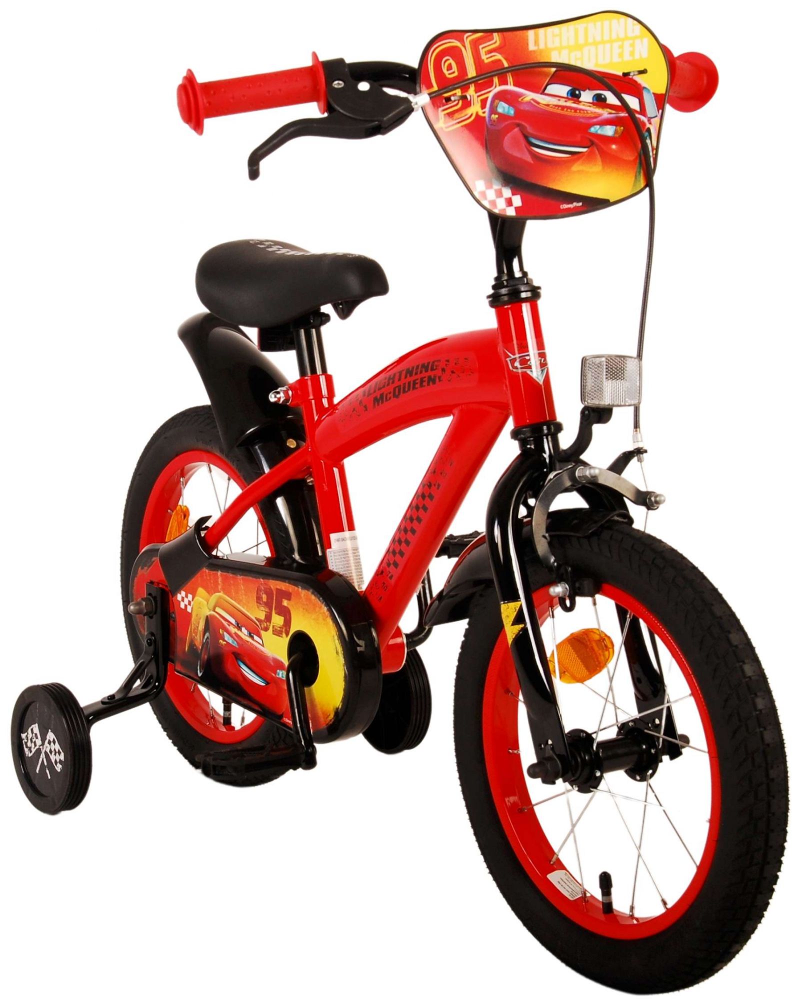 Disney Cars Kinderfiets – Jongens – 14 inch – Rood