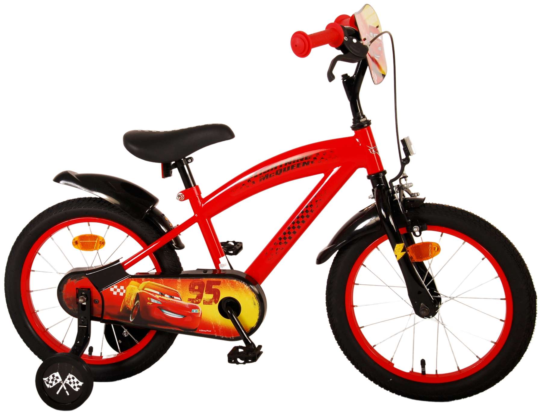 Disney Cars Kinderfiets – Jongens – 16 inch – Rood