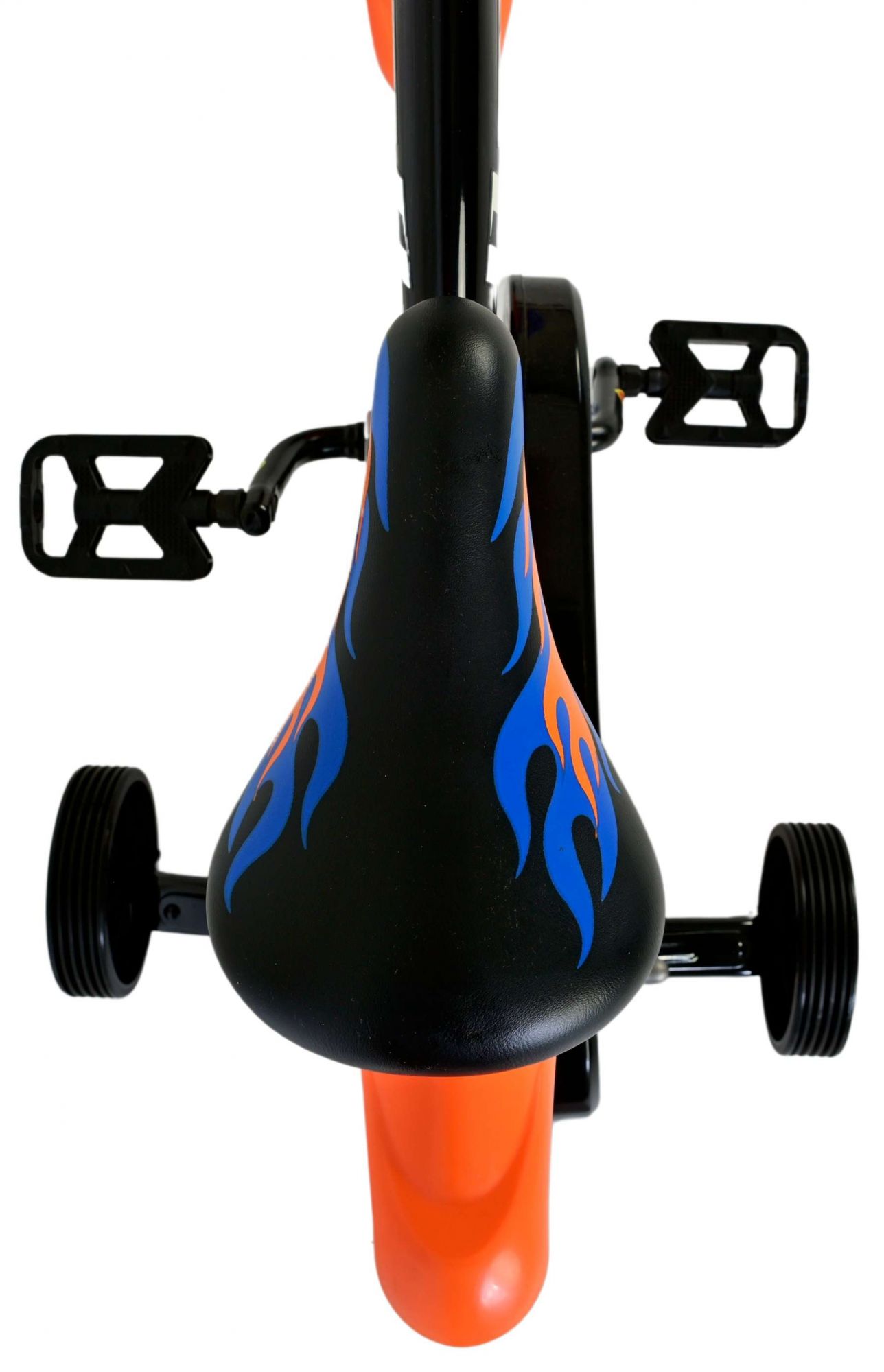 Hot Wheels Kinderfiets – Jongens – 12 inch – Zwart Oranje Blauw – Twee handremmen