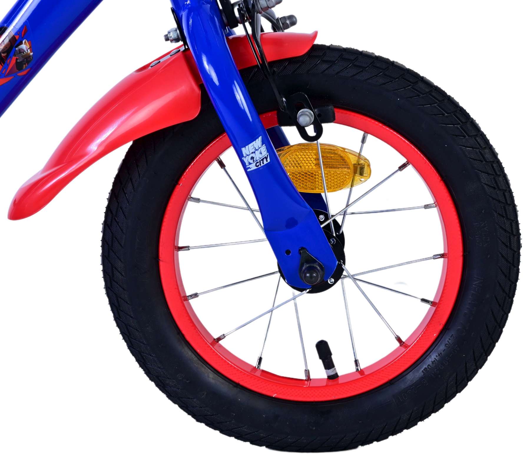 Sonic Prime Kinderfiets – Jongens – 12 inch – Blauw Rood