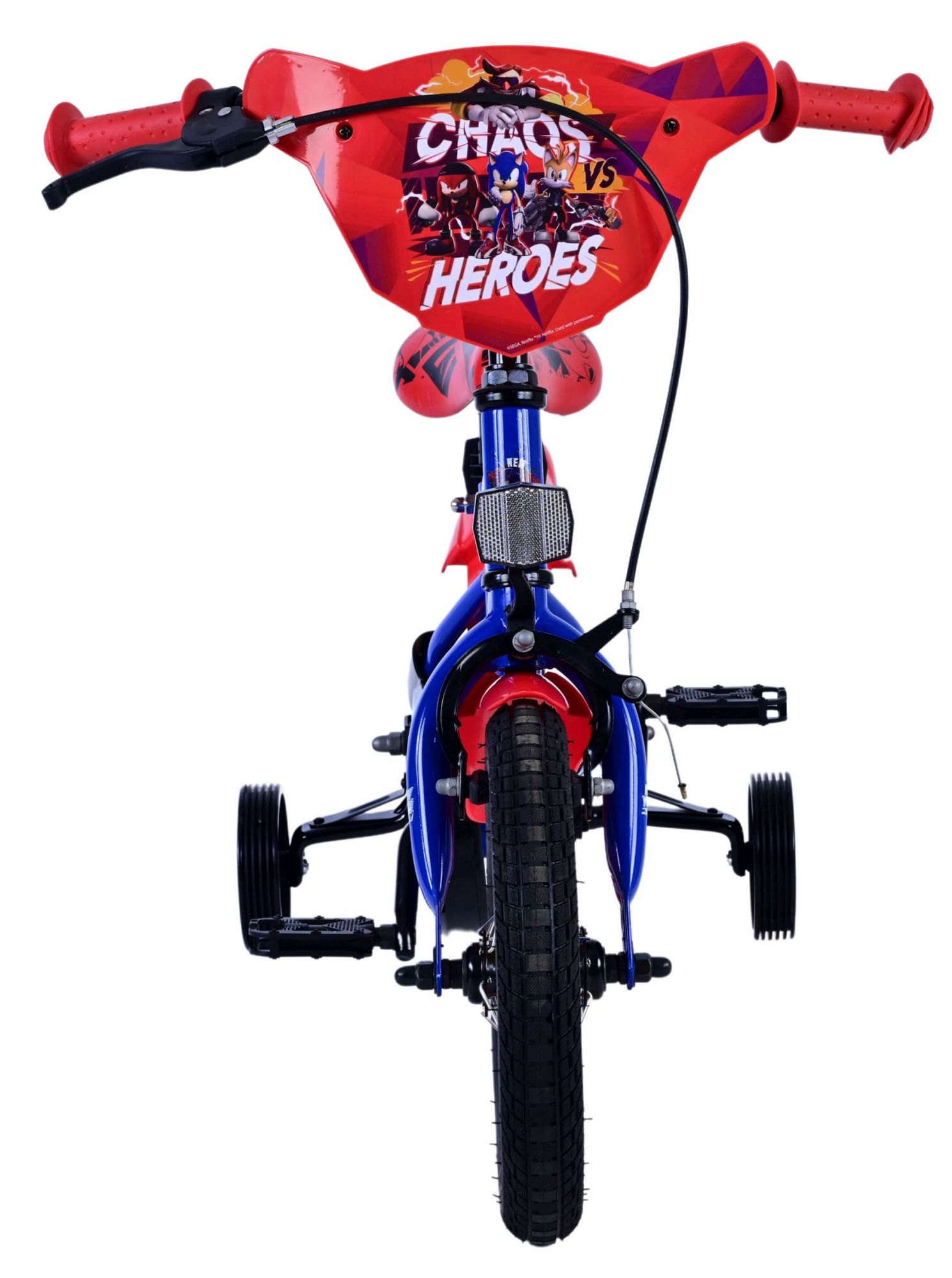 Sonic Prime Kinderfiets – Jongens – 12 inch – Blauw Rood