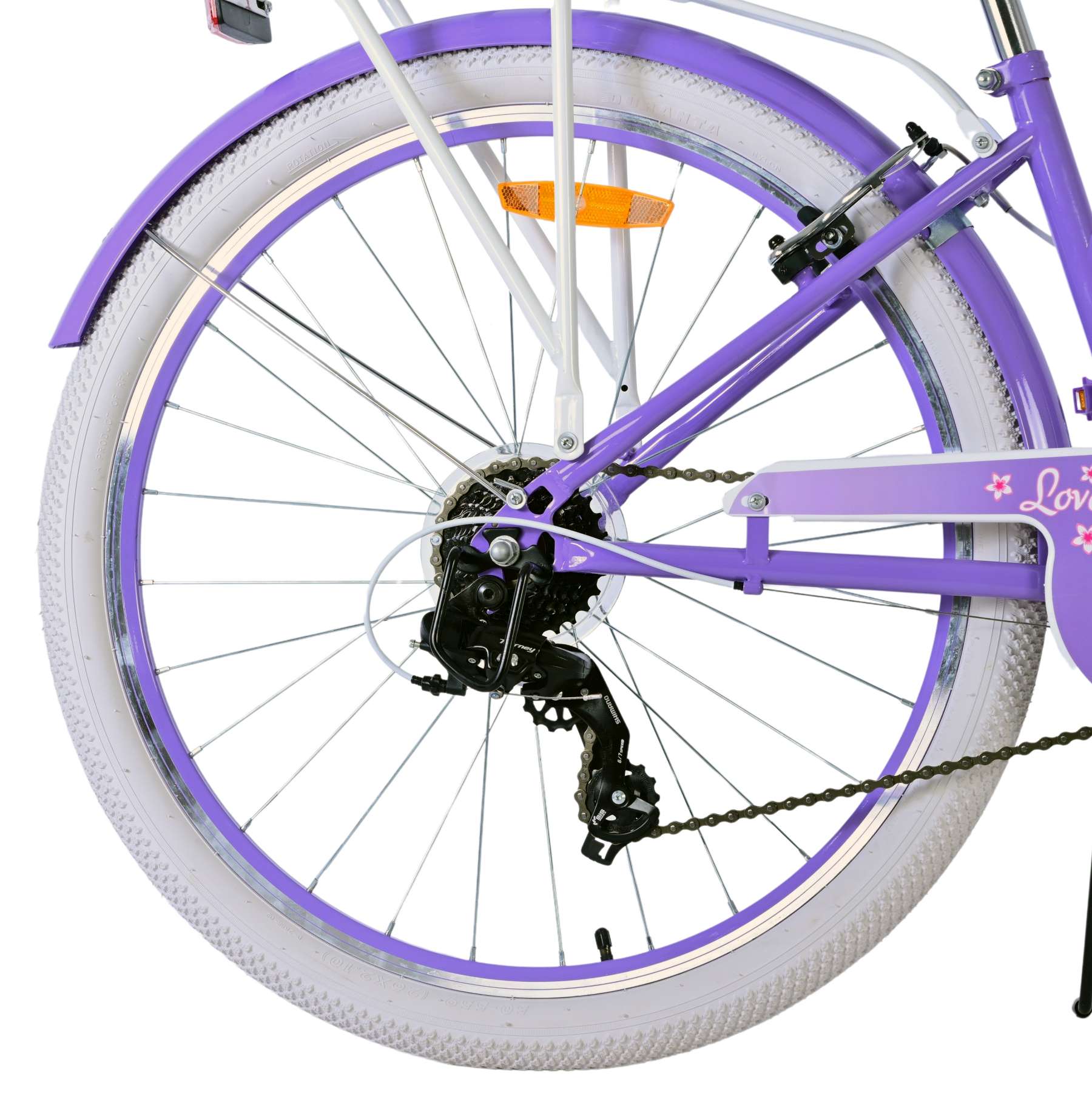 Volare Lovely Kinderfiets – Meisjes – 26 inch – Paars – 7 speed