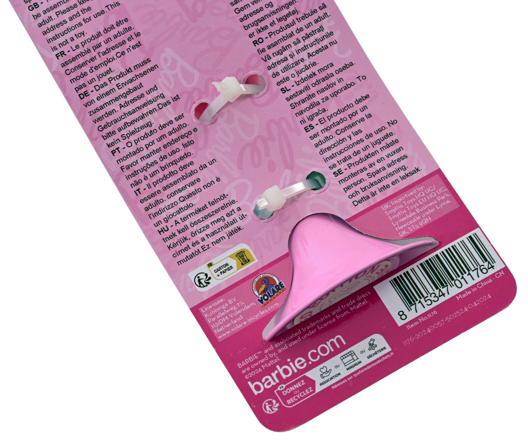 Barbie toeter – Meisjes – Roze
