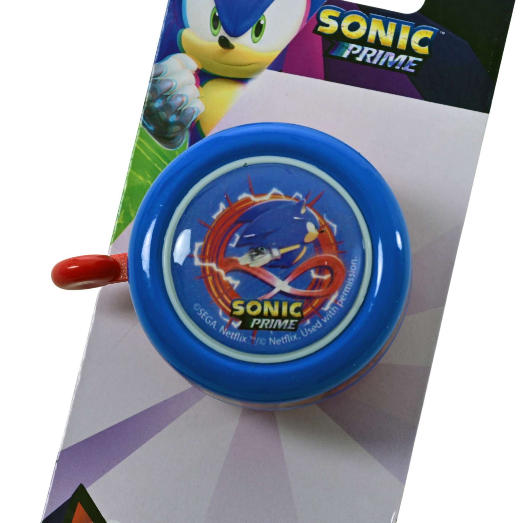 Sonic Prime Fietsbel – Jongens – Blauw Rood