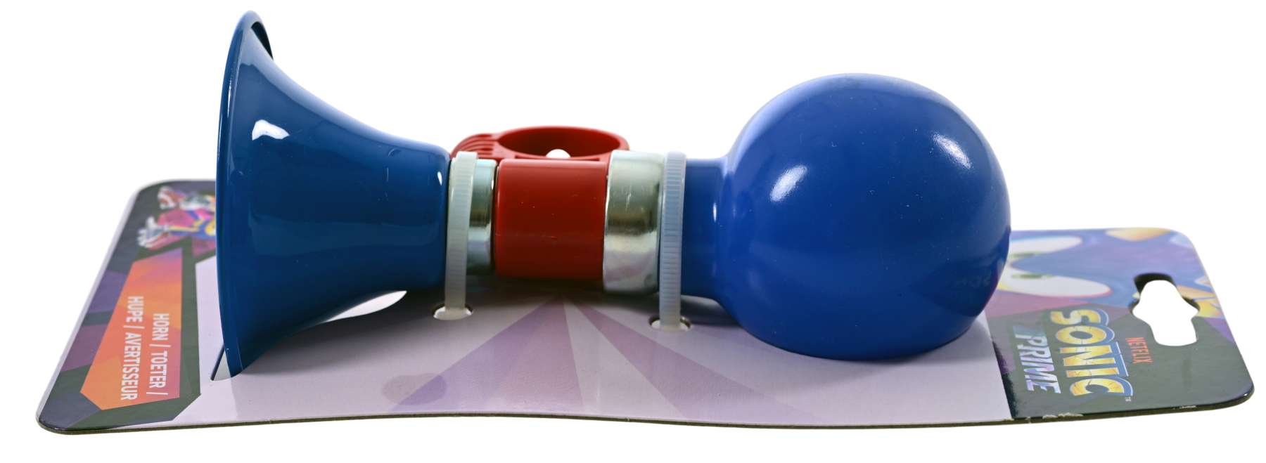 Sonic Prime Fietstoeter – Jongens – Rood Blauw