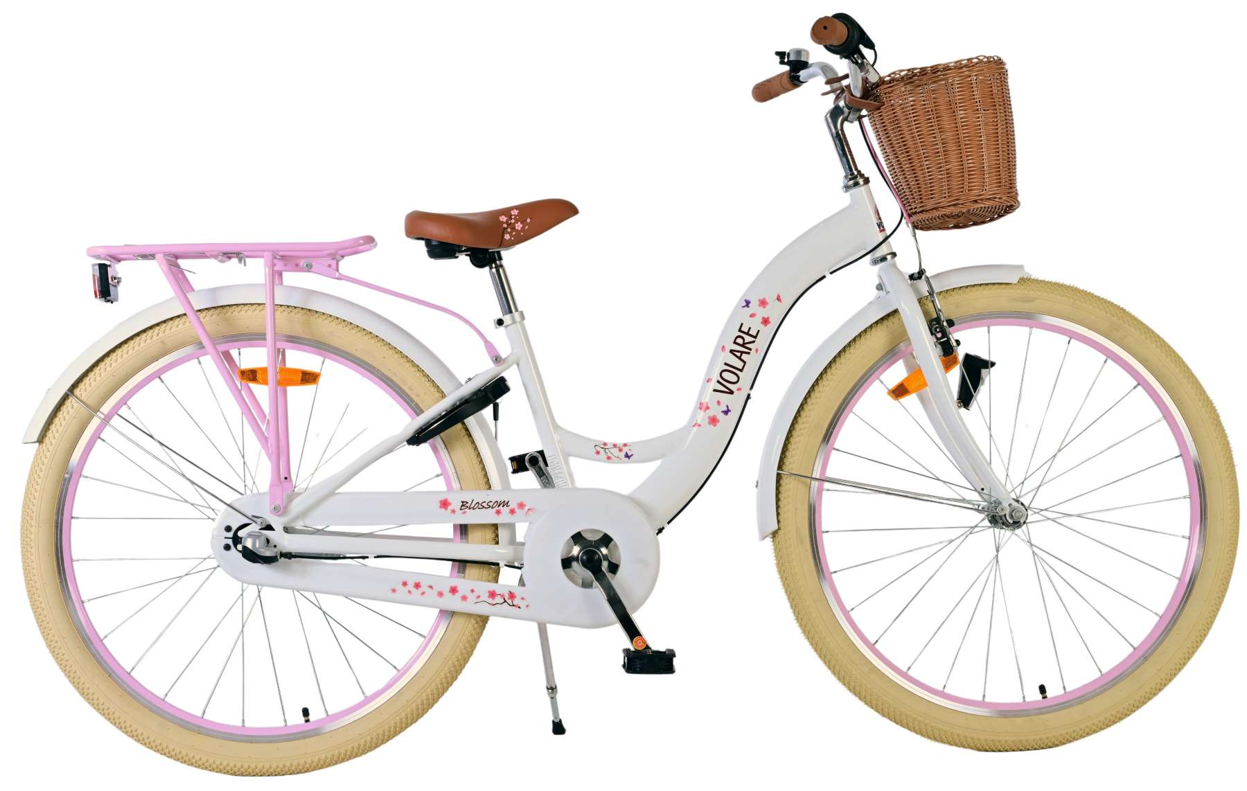 Volare Blossom Kinderfiets – Meisjes – 26 inch – Wit – Nexus 3 versnellingen