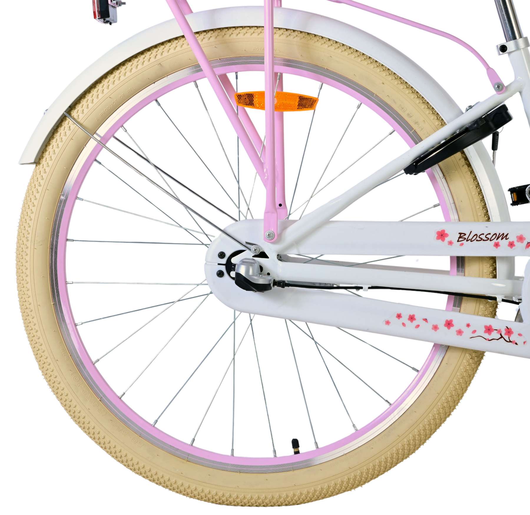 Volare Blossom Kinderfiets – Meisjes – 26 inch – Wit – Nexus 3 versnellingen