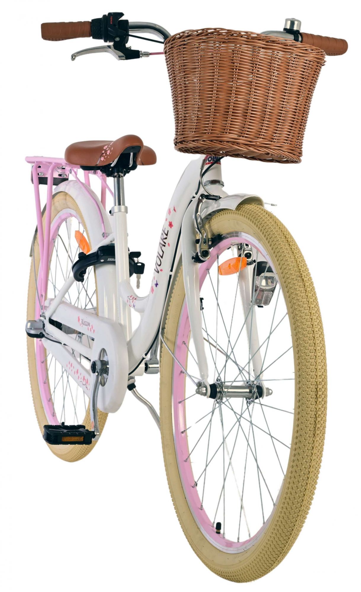Volare Blossom Kinderfiets – Meisjes – 26 inch – Wit – Nexus 3 versnellingen