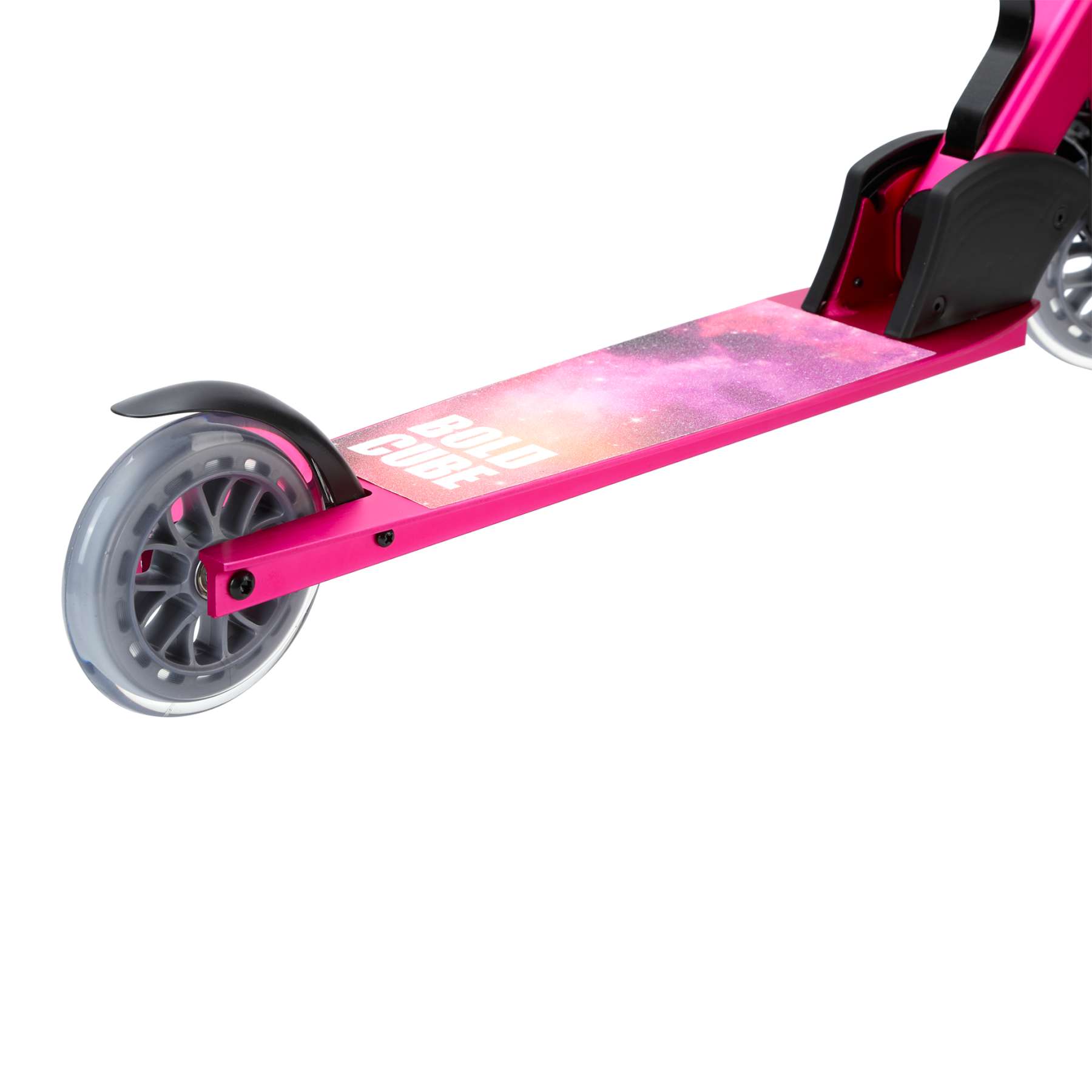 BOLDCUBE Deluxe 2-wielstep – Fuchsia Roze