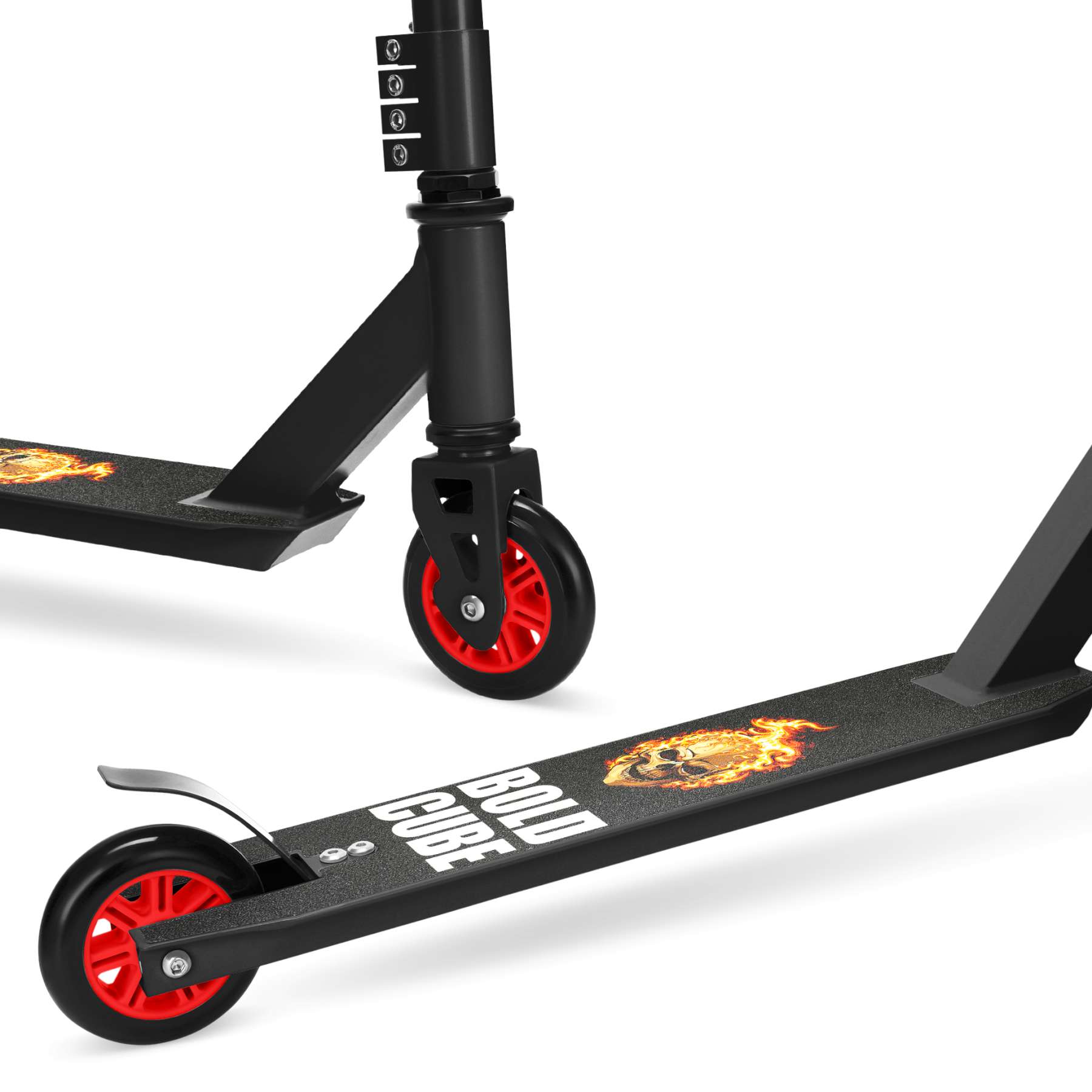 BOLDCUBE Stuntstep – Zwart