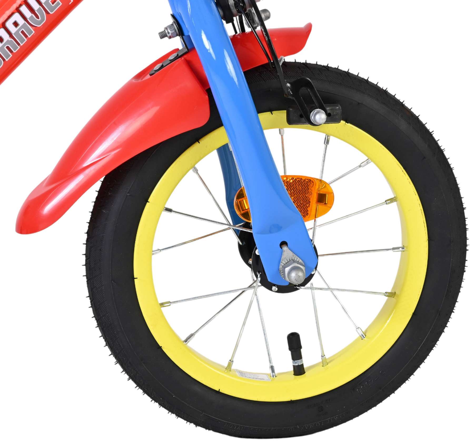 Paw Patrol Kinderfiets – Jongens – 12 inch – Rood/Blauw