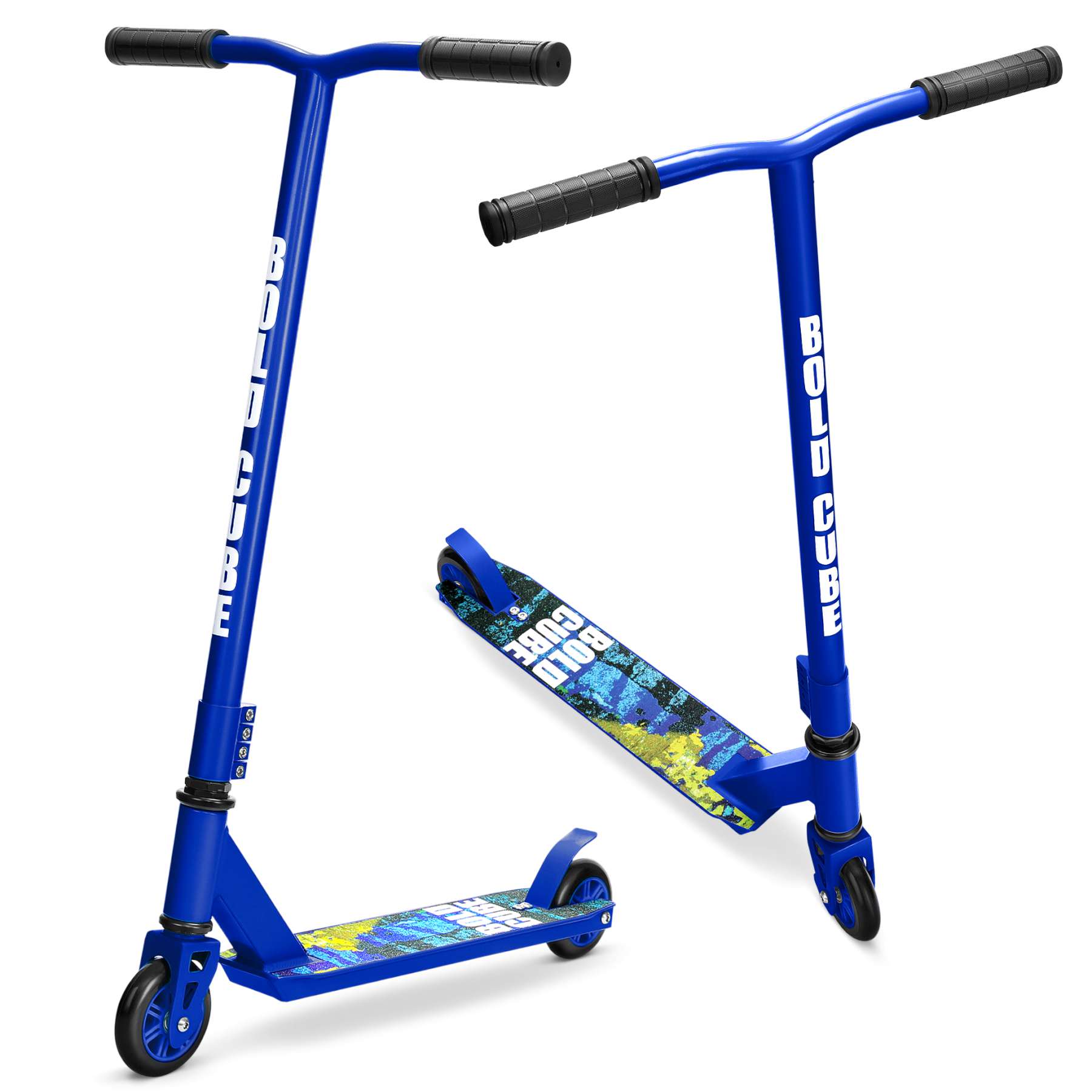 BOLDCUBE Stuntstep – Marine Blauw