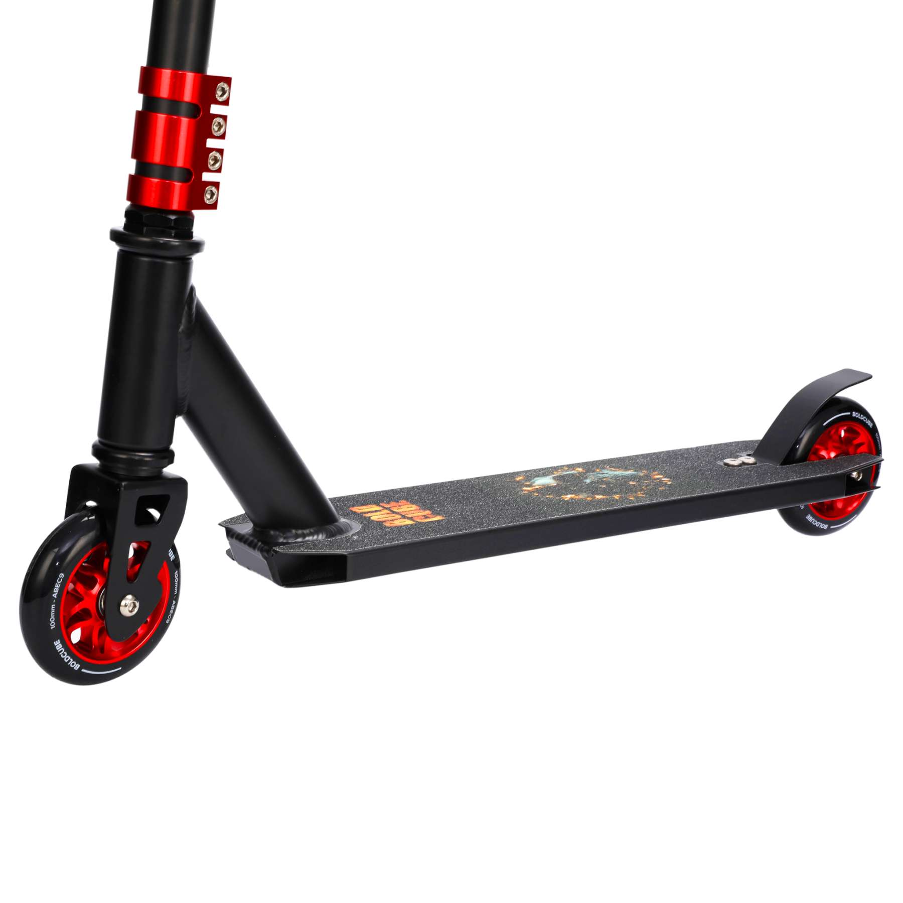 BOLDCUBE Deluxe Stuntstep – Zwart