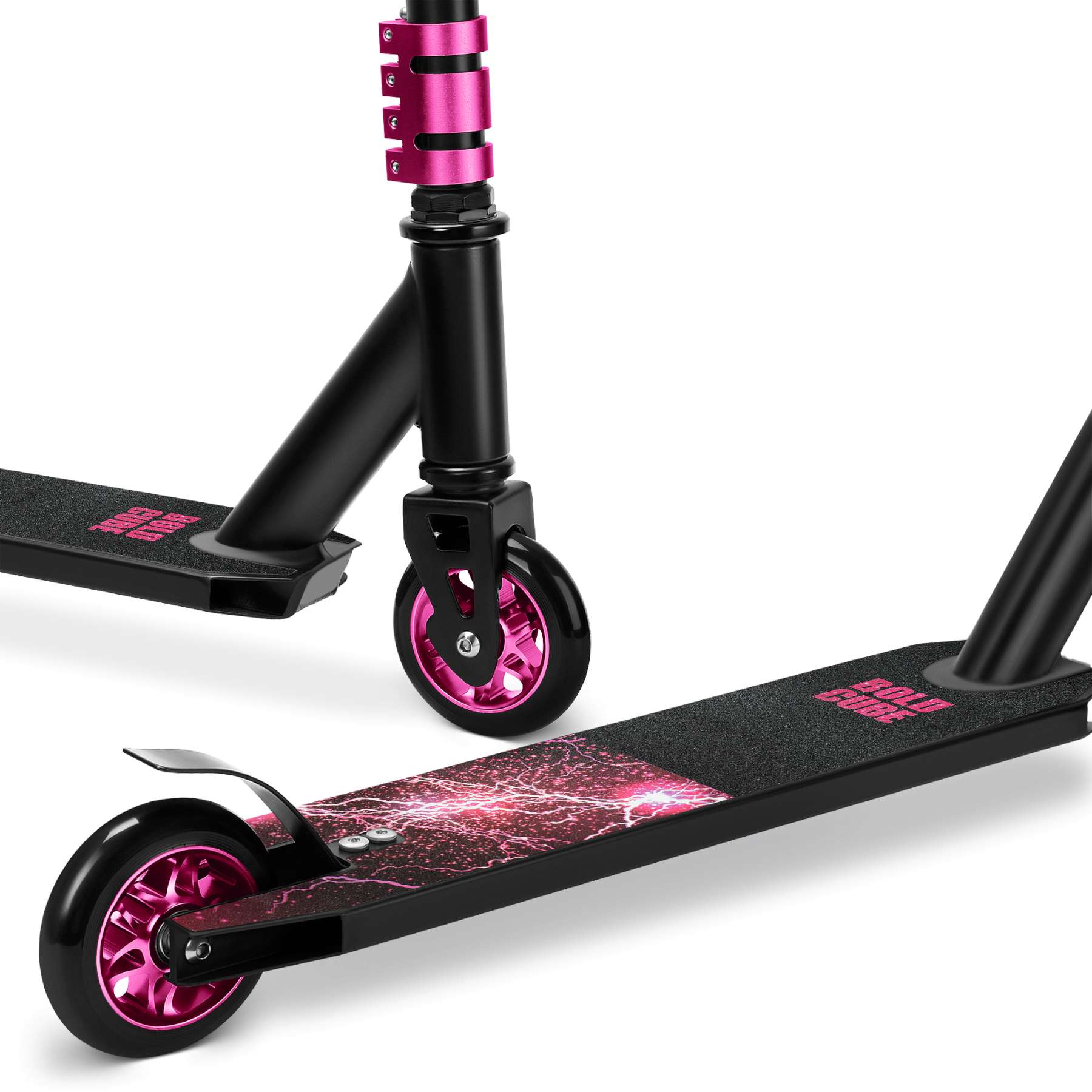 BOLDCUBE Deluxe Stuntstep – Roze