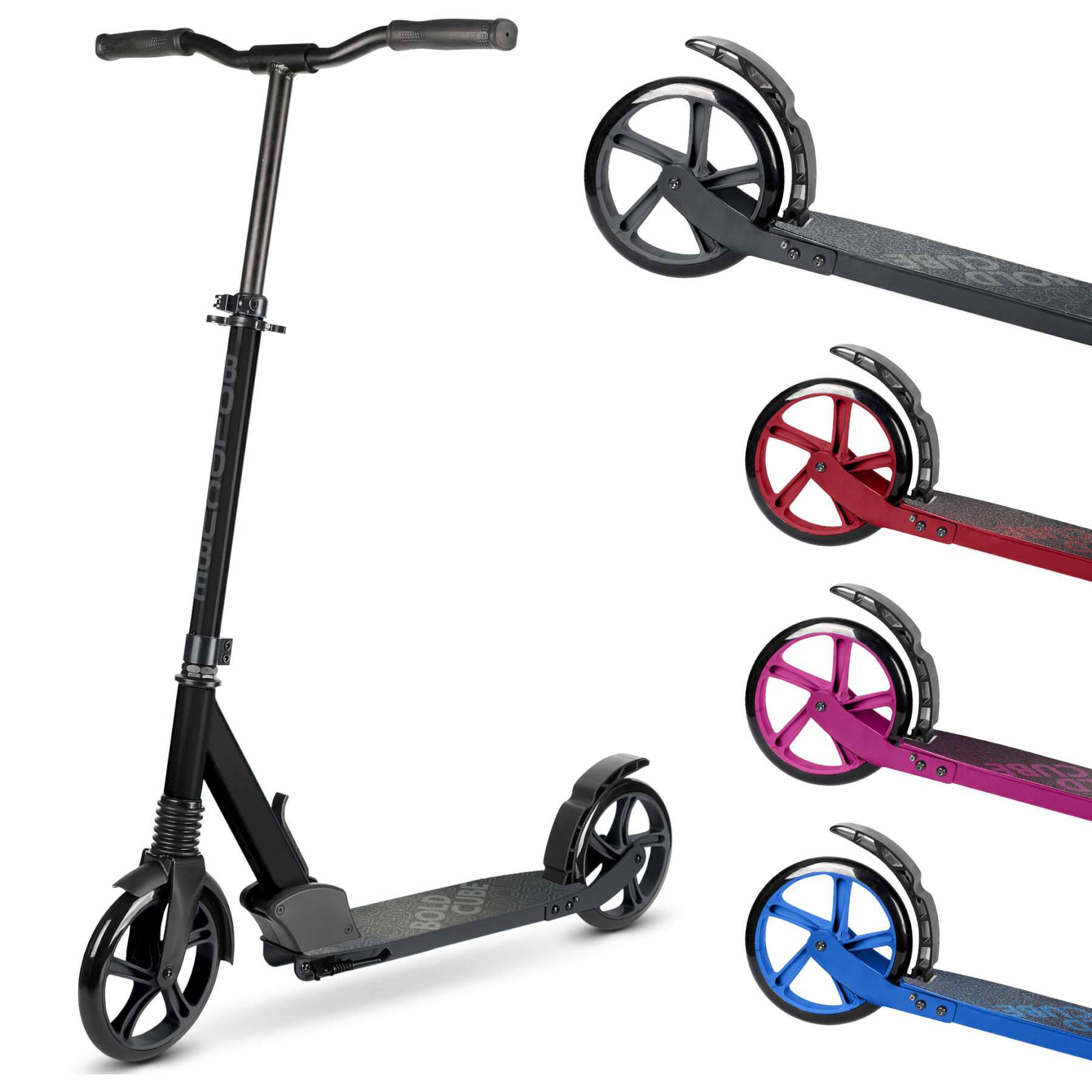 BOLDCUBE BIG 2-wielstep – Zwart