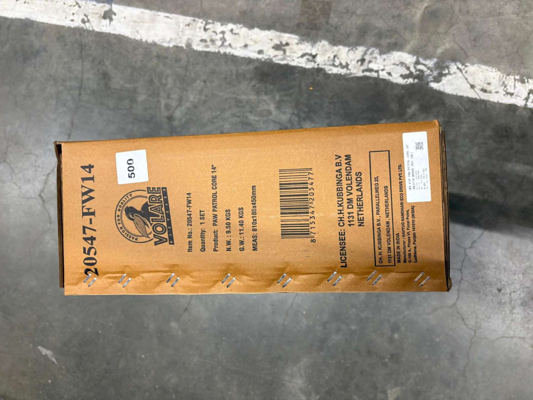 Paw Patrol Kinderfiets – Jongens – 14 inch – Twee handremmen