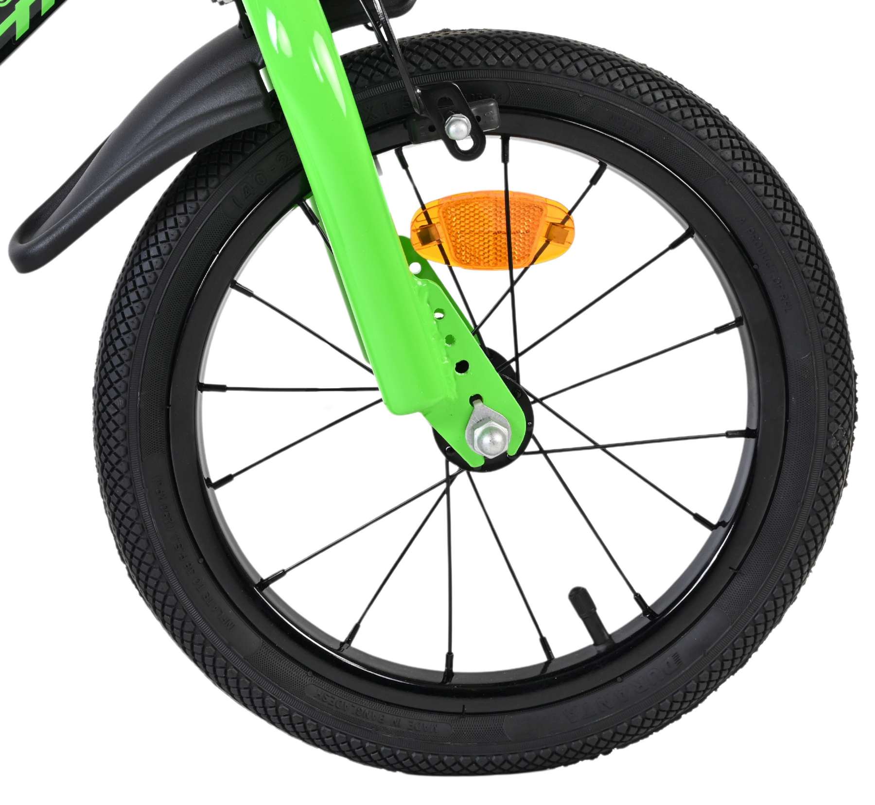 Volare Sportivo Kinderfiets – Jongens – 14 inch – Groen Zwart
