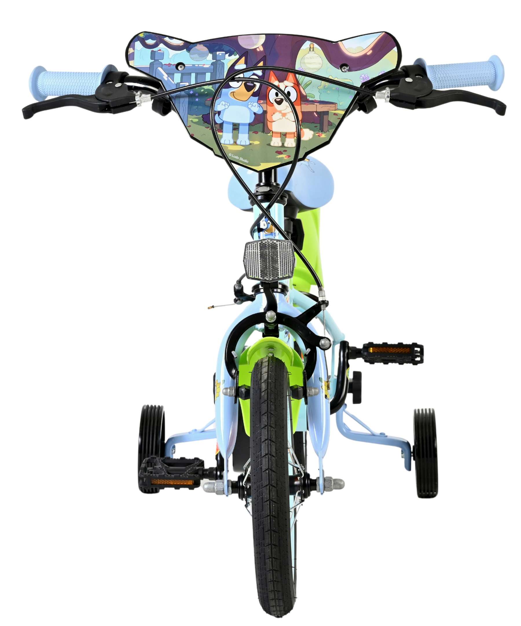 Bluey Kinderfiets 12 inch – Lichtblauw – Twee handremmen