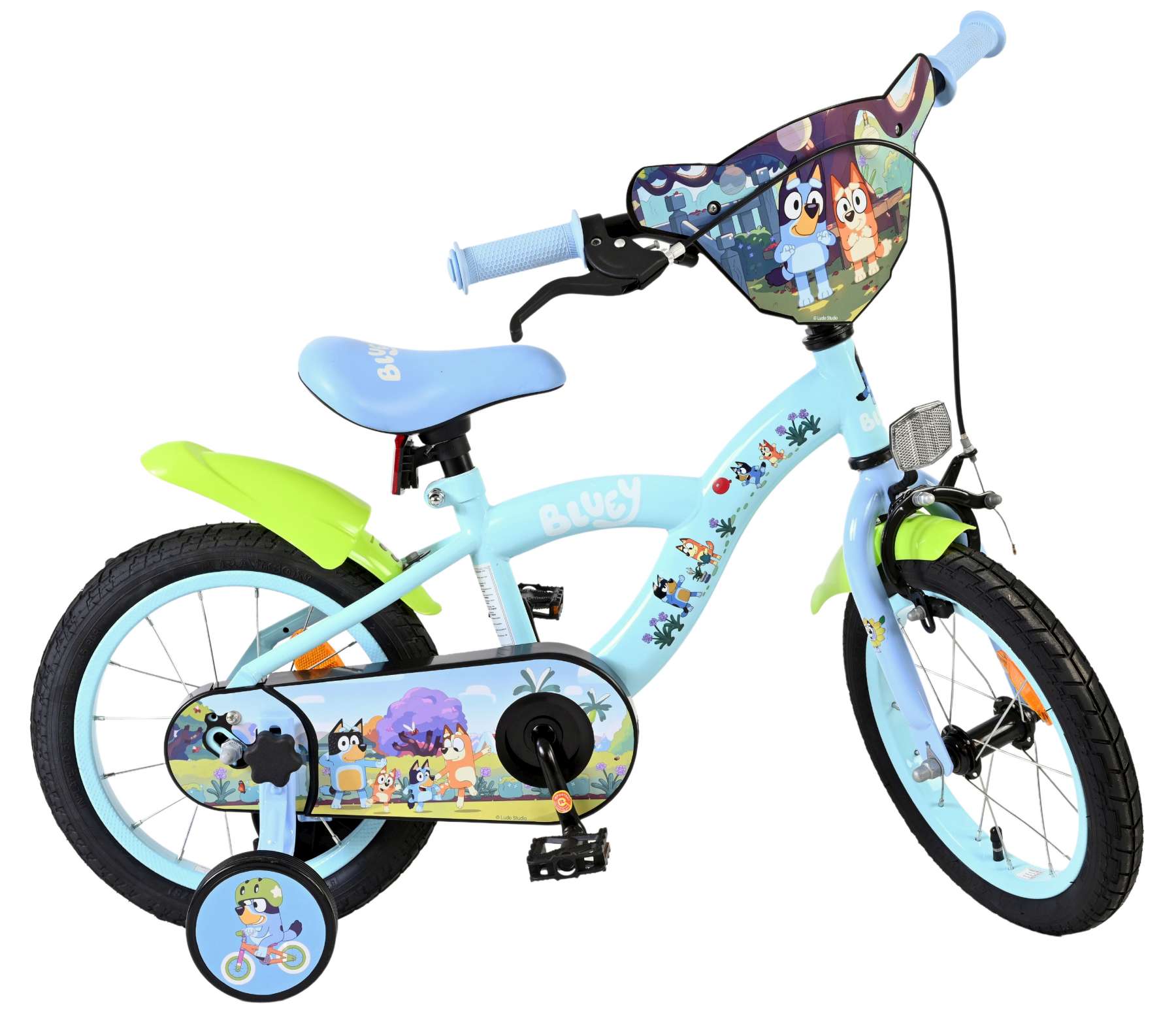 Bluey Kinderfiets – 14 inch – Lichtblauw