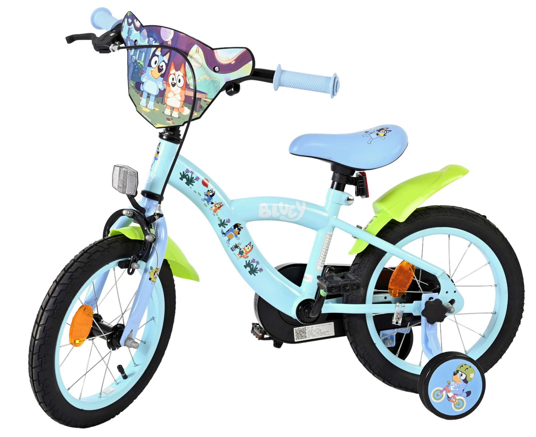 Bluey Kinderfiets – 14 inch – Lichtblauw