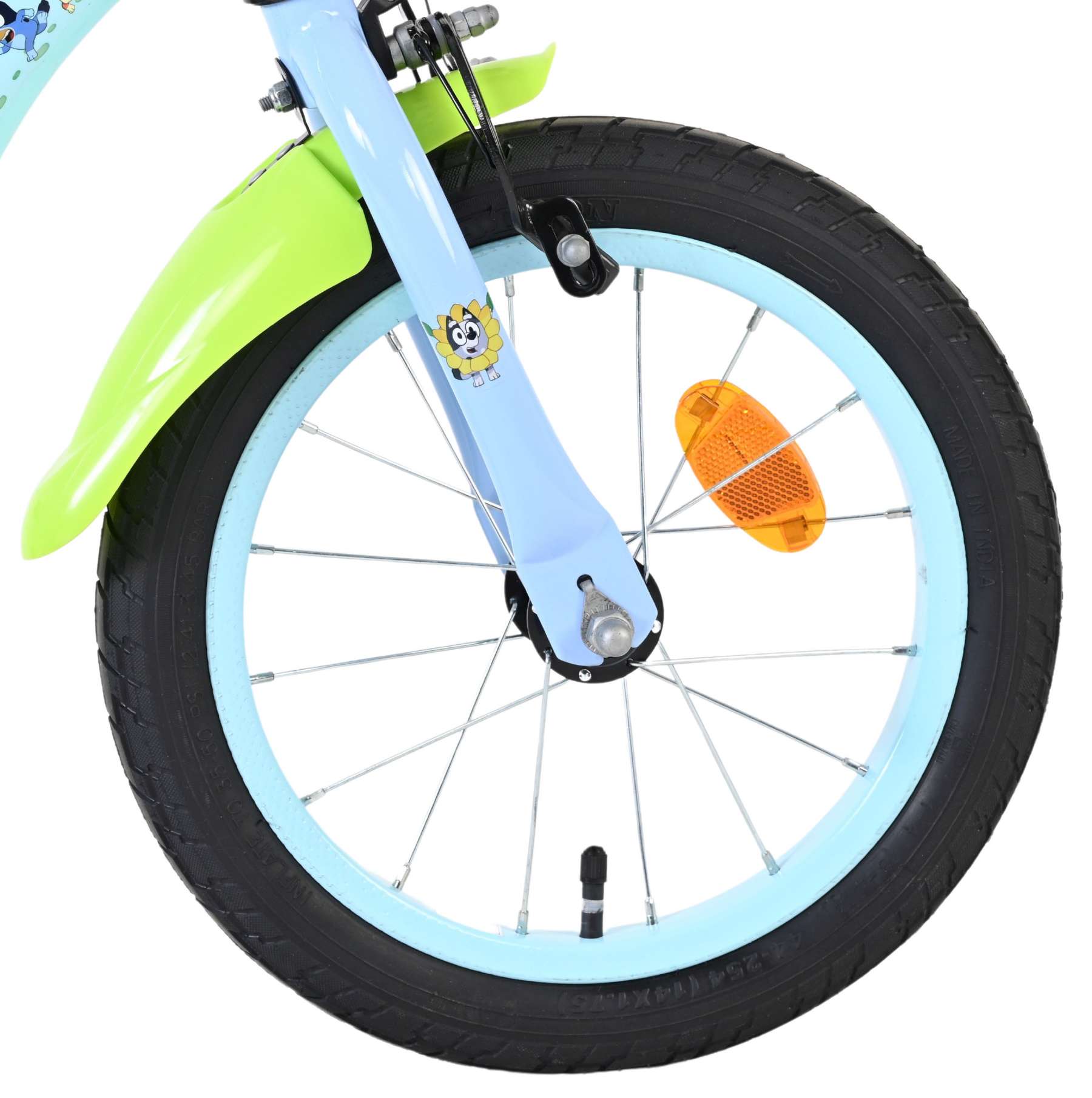 Bluey Kinderfiets – 14 inch – Lichtblauw – Twee handremmen