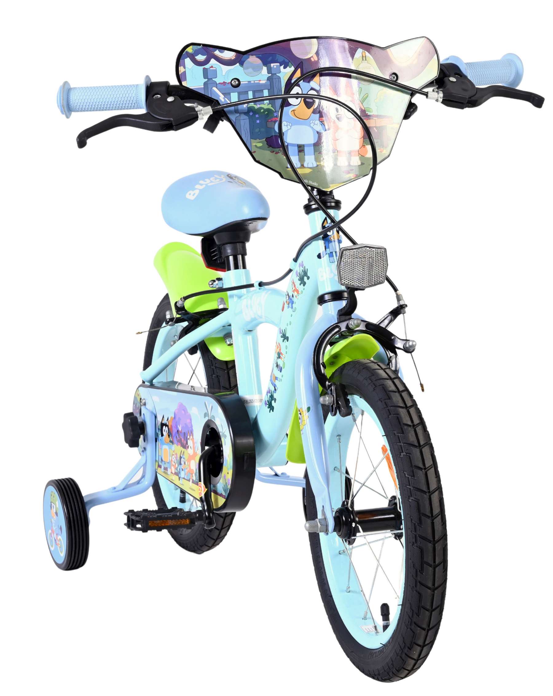 Bluey Kinderfiets – 14 inch – Lichtblauw – Twee handremmen