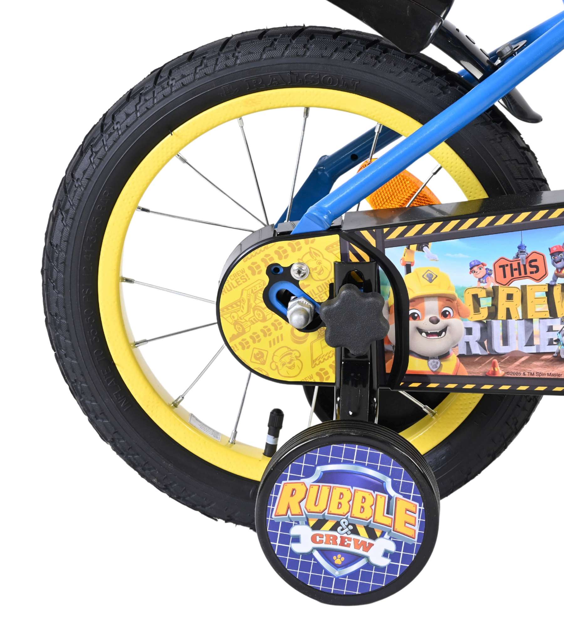 Rubble & Crew – Kinderfiets – Jongens – 14 inch – Blauw