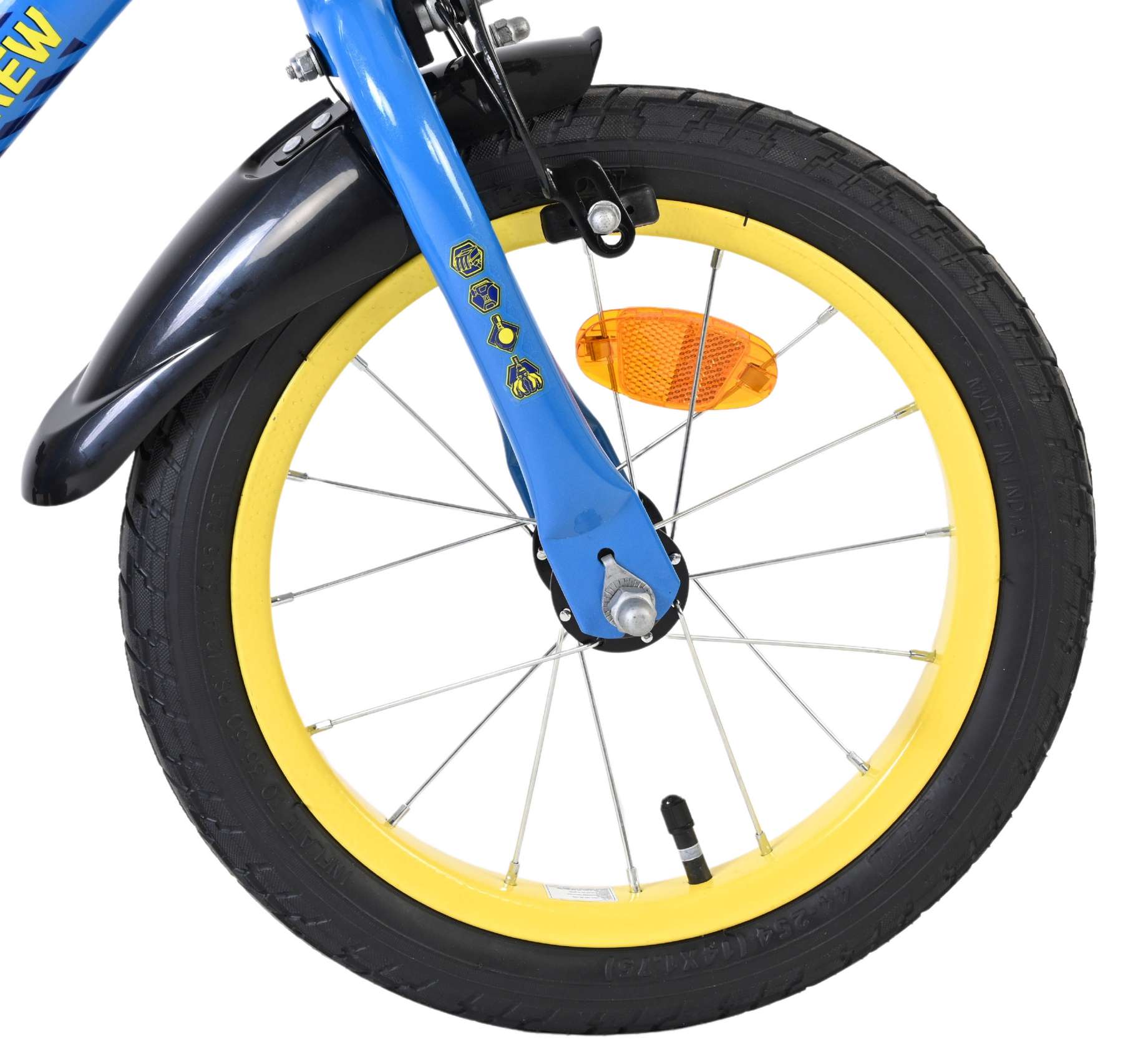 Rubble & Crew – Kinderfiets – Jongens – 14 inch – Blauw