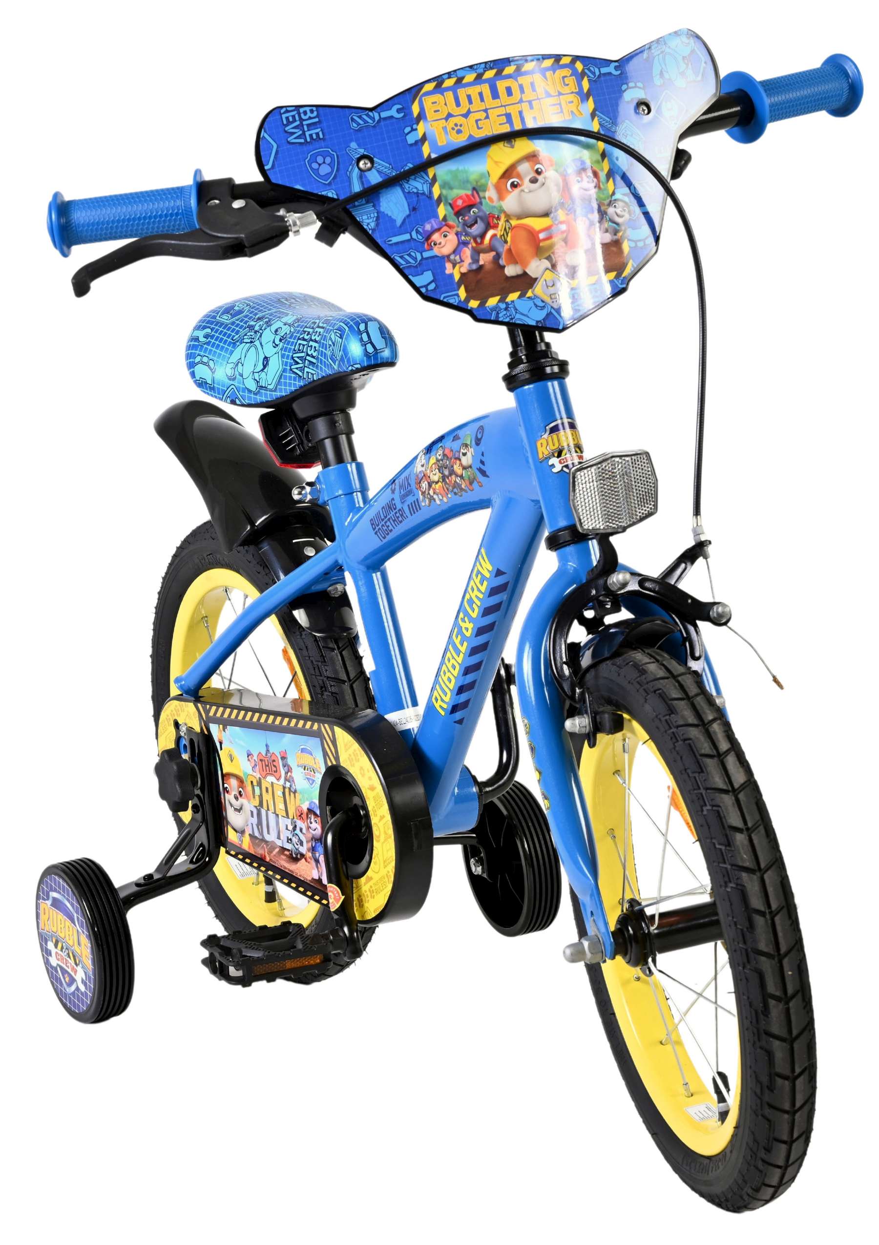 Rubble & Crew – Kinderfiets – Jongens – 14 inch – Blauw