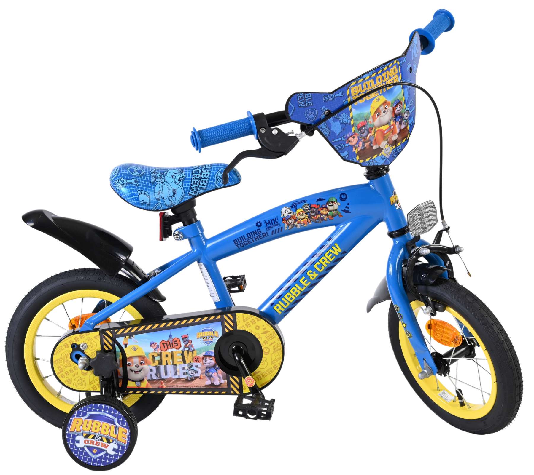 Rubble & Crew – Kinderfiets – Jongens – 12 inch – Blauw