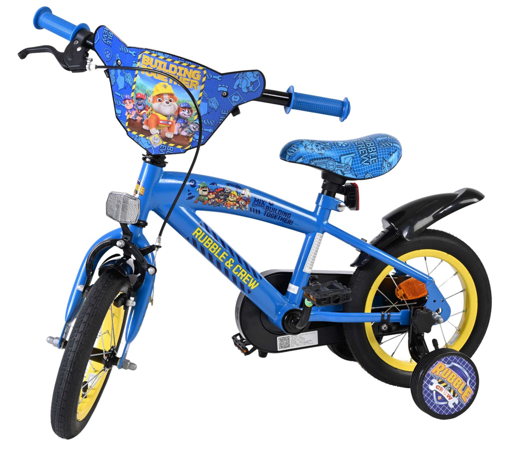 Rubble & Crew – Kinderfiets – Jongens – 12 inch – Blauw