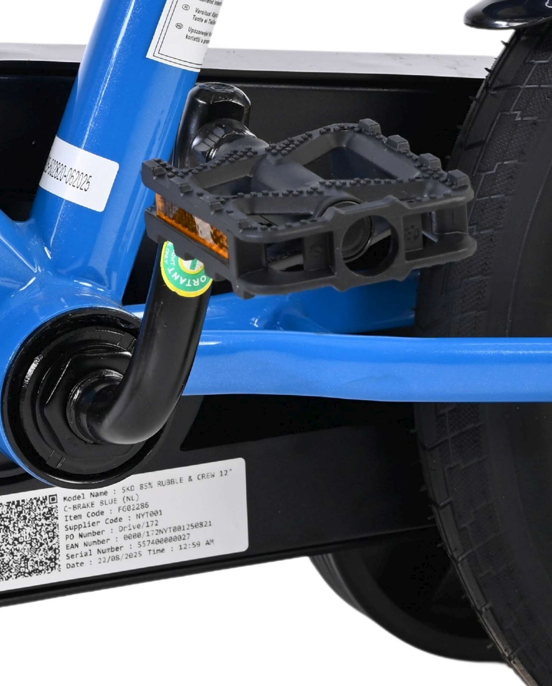 Rubble & Crew – Kinderfiets – Jongens – 12 inch – Blauw