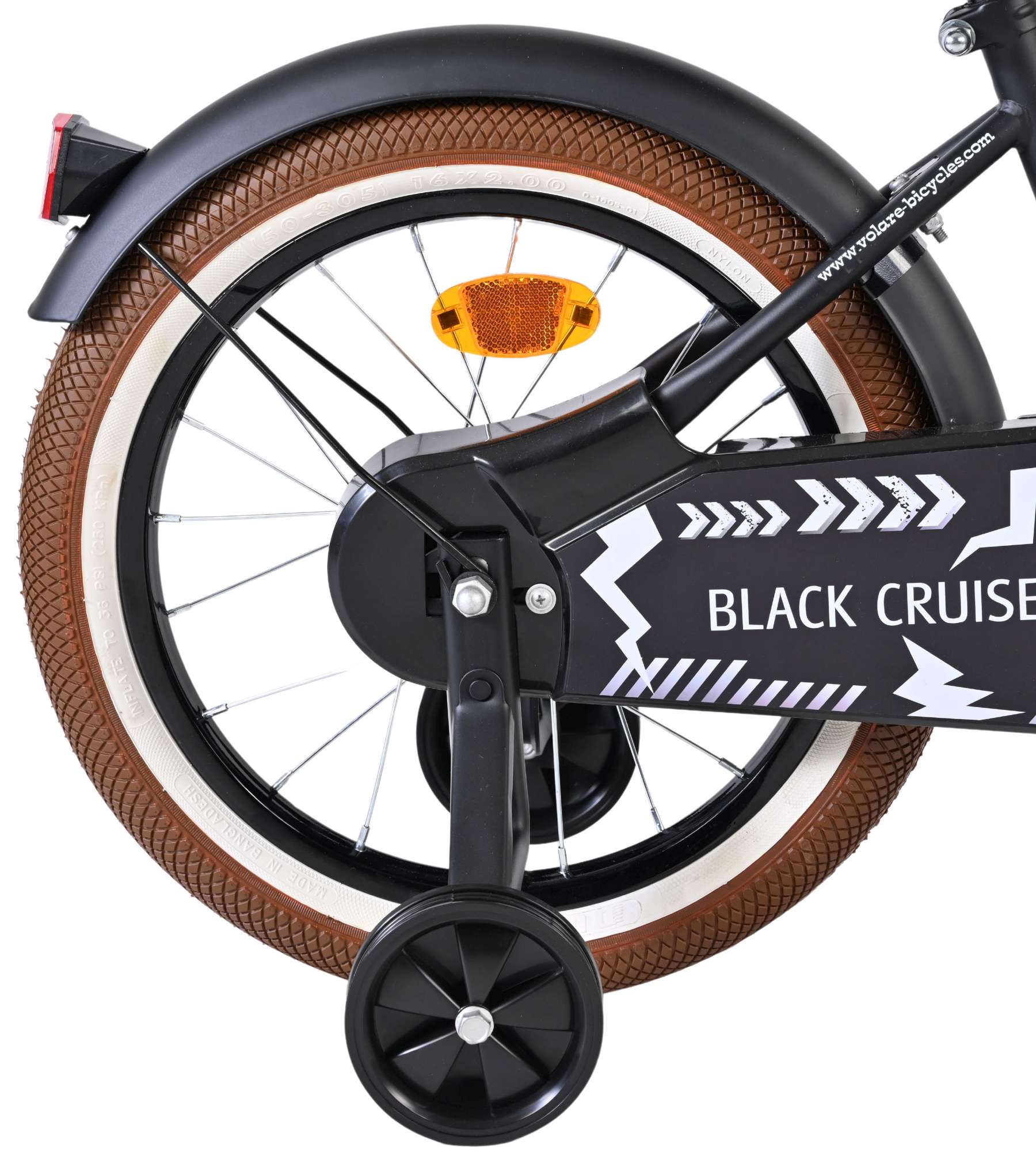 Volare Black Cruiser Kinderfiets – Jongens – 16 inch – Zwart