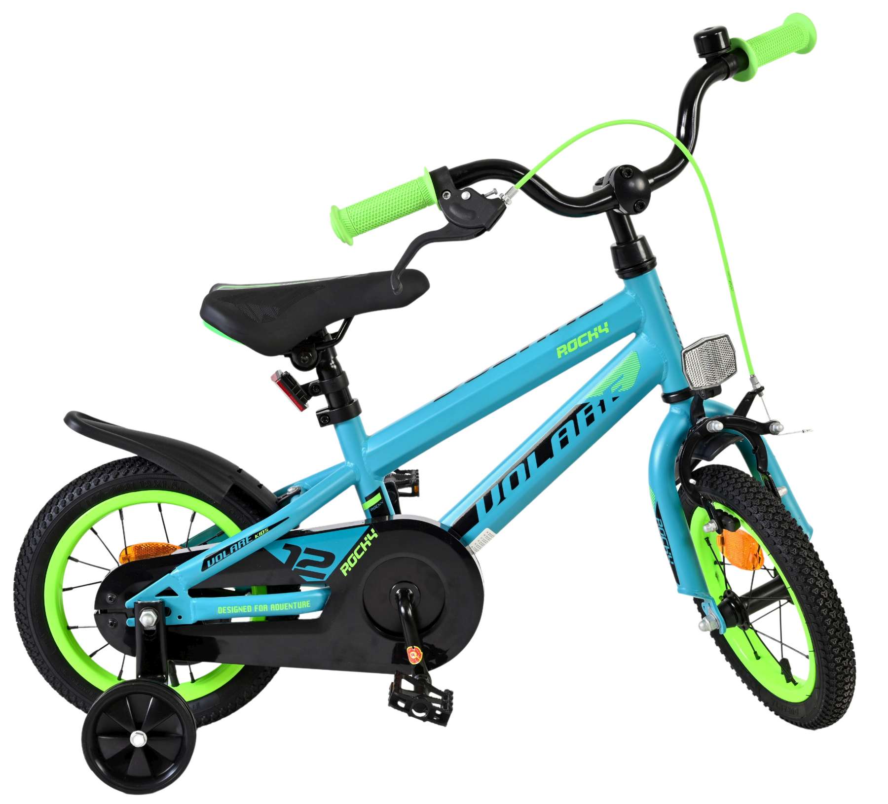 Volare Rocky Kinderfiets – Jongens – 12 inch – Groen