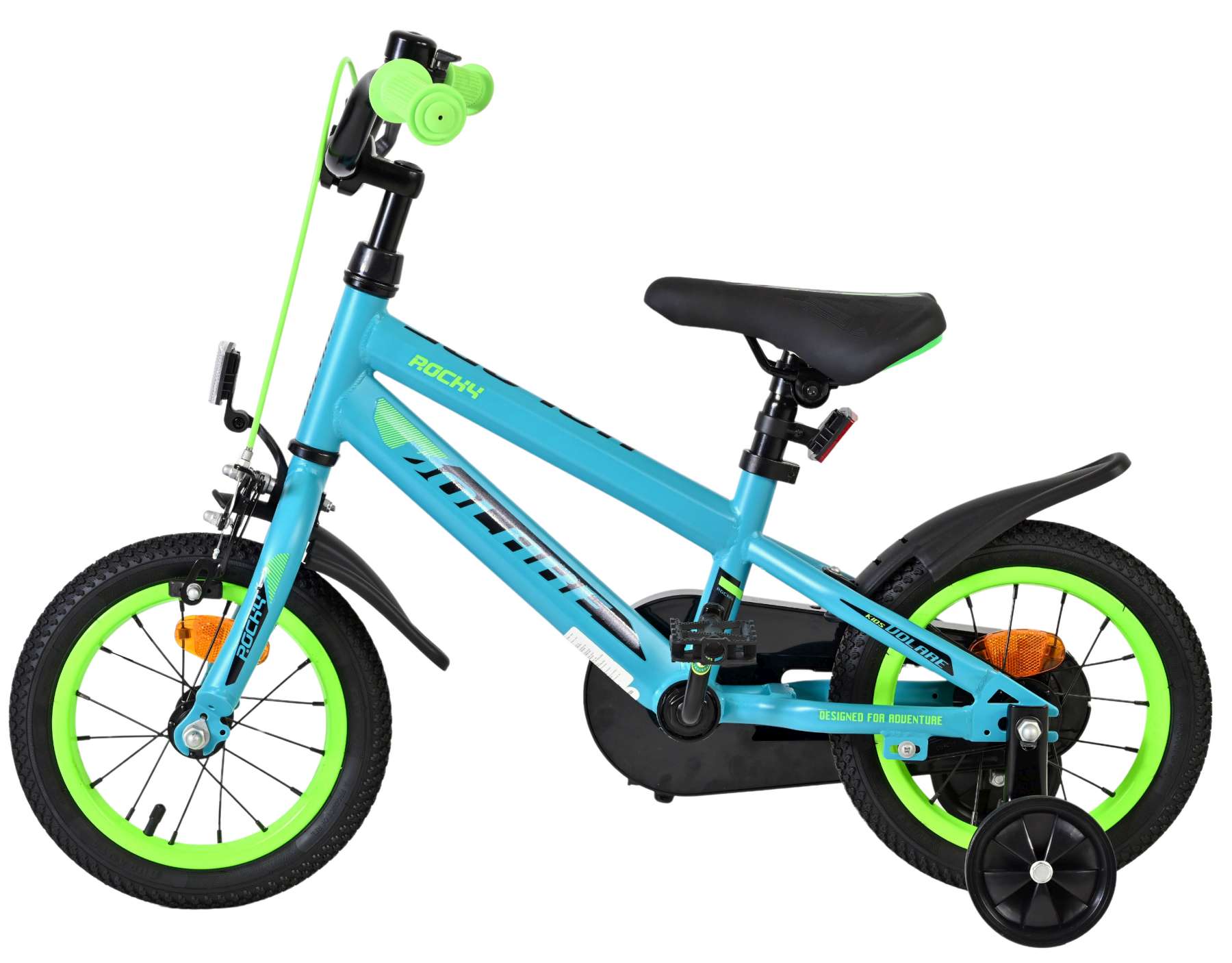 Volare Rocky Kinderfiets – Jongens – 12 inch – Groen