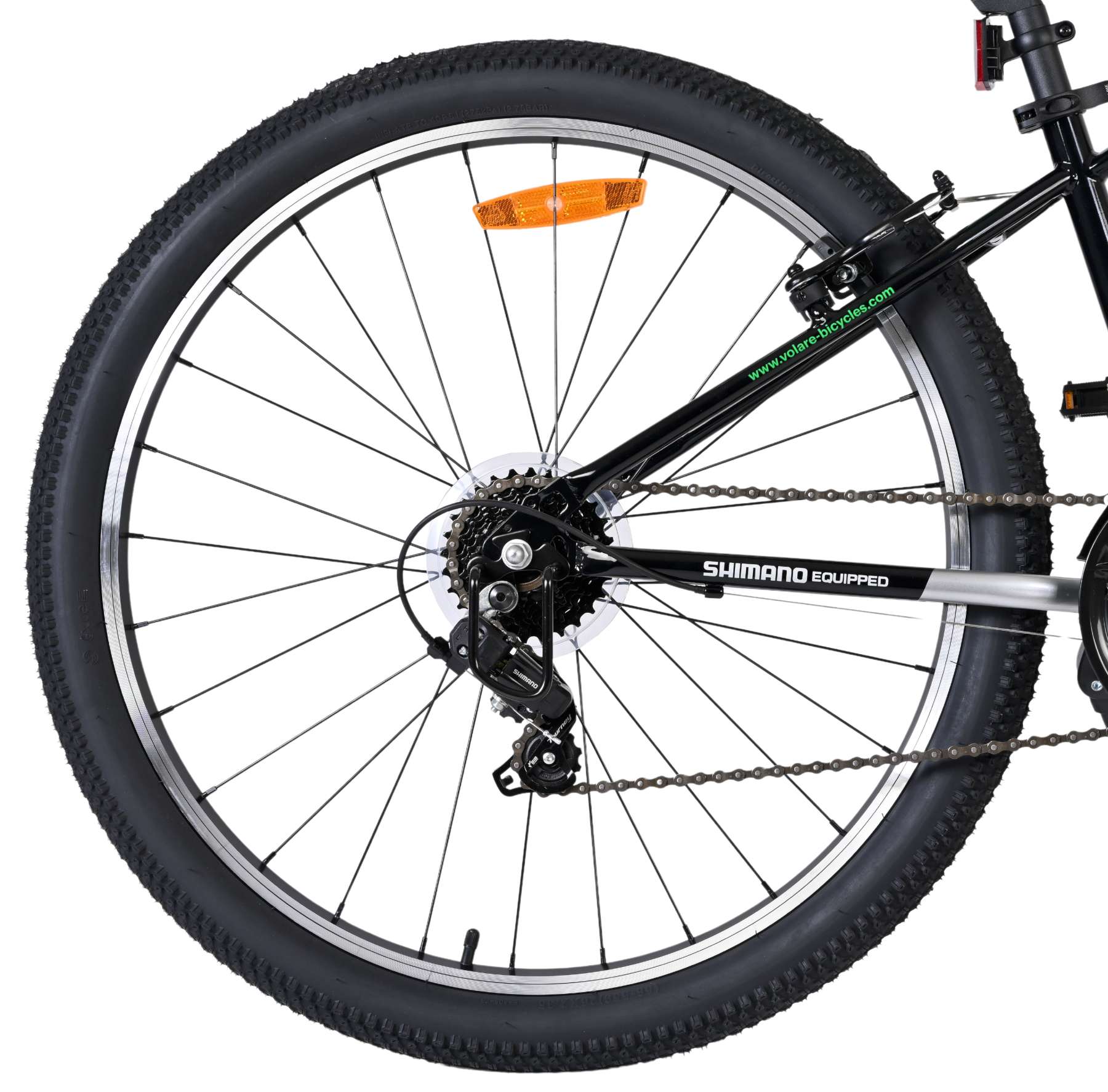 Volare Boost Kinderfiets – 26 inch – Zilver/Groen – 21 Speed