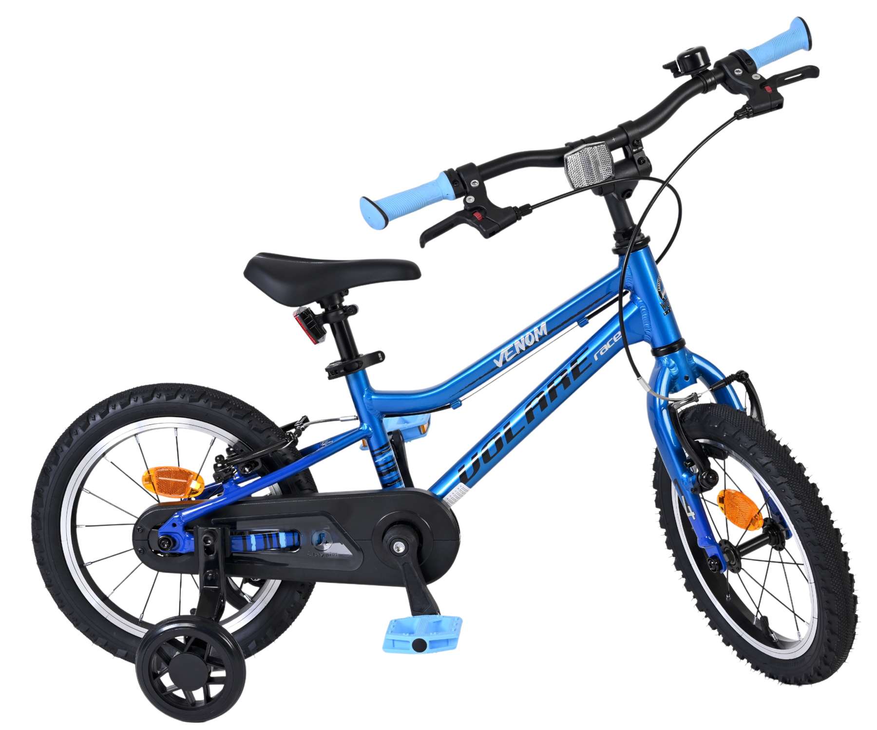 Volare Venom Kinderfiets – Jongens – 14 inch – Blauw – Twee handremmen