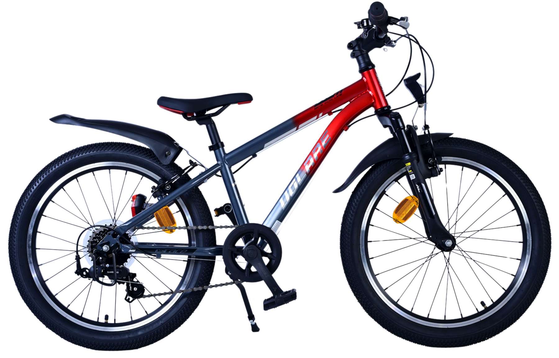 Volare XC Race Kinderfahrrad  20 Zoll  7 Gnge  Rot/Grau